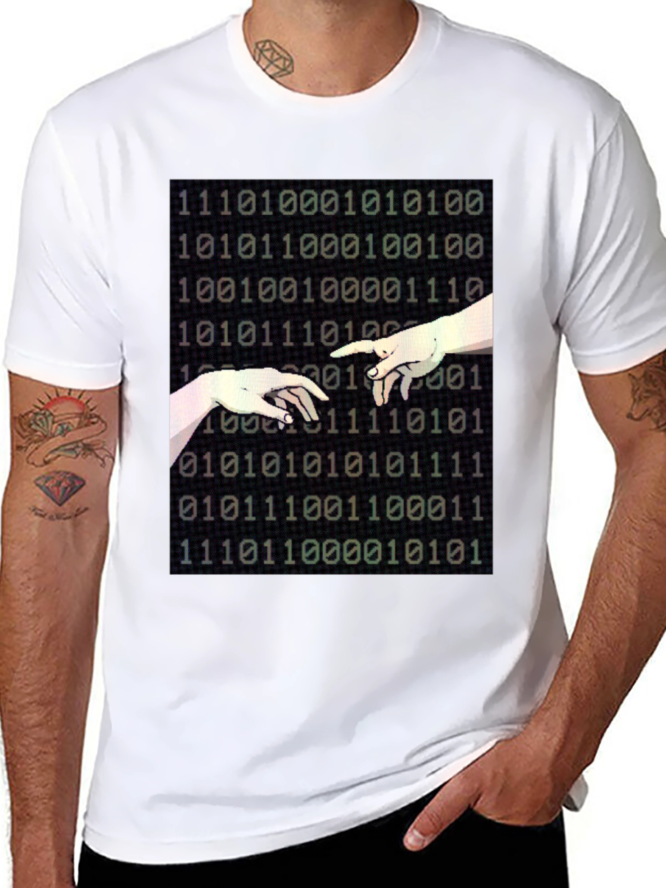 Binary Code Creation T-Shirt