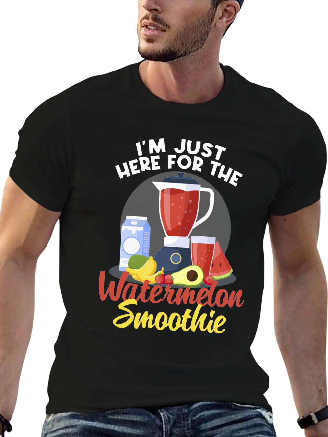 Watermelon Smoothie T-Shirt - Just Here For It!