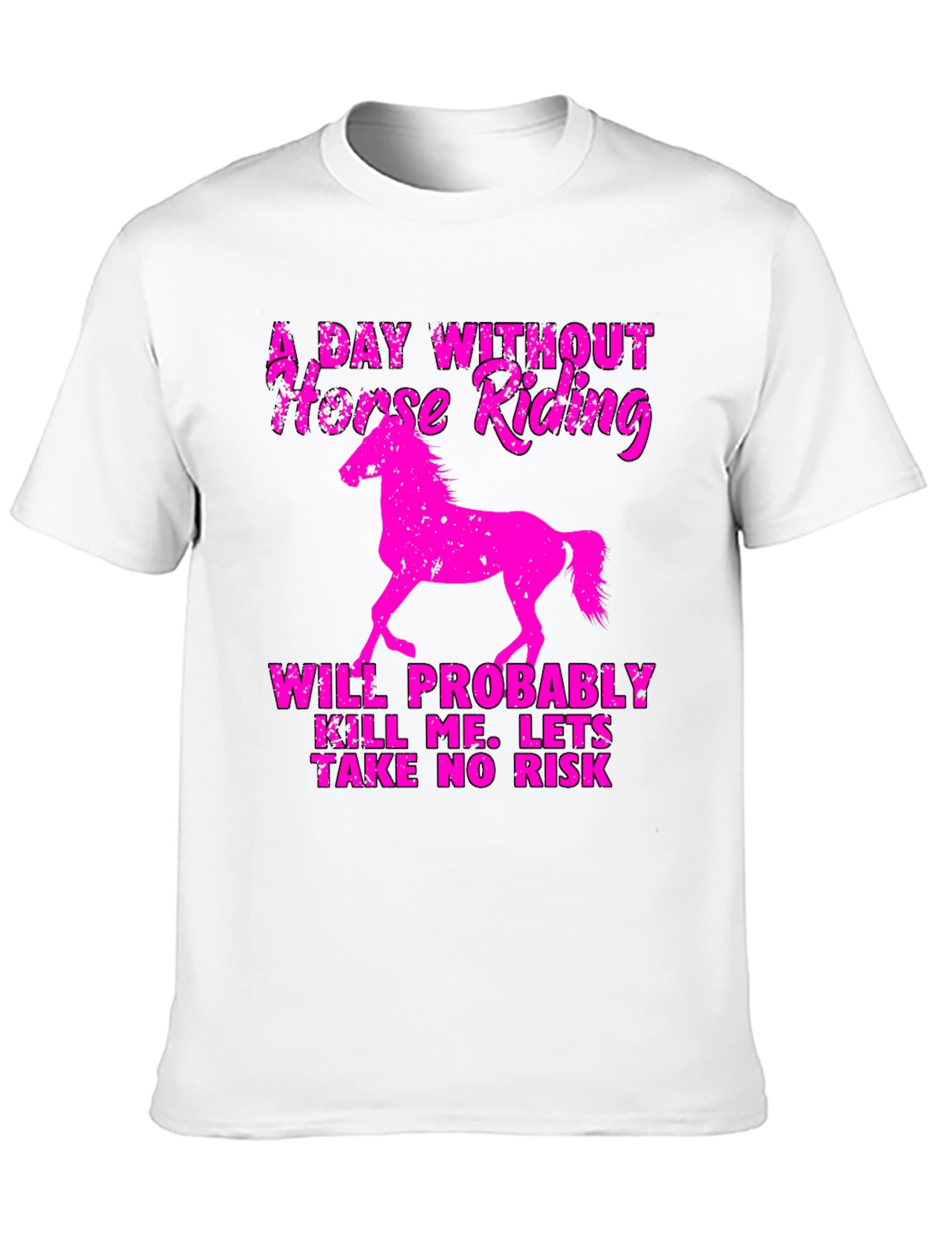 Horse Riding Graphic Tee - A Day Without