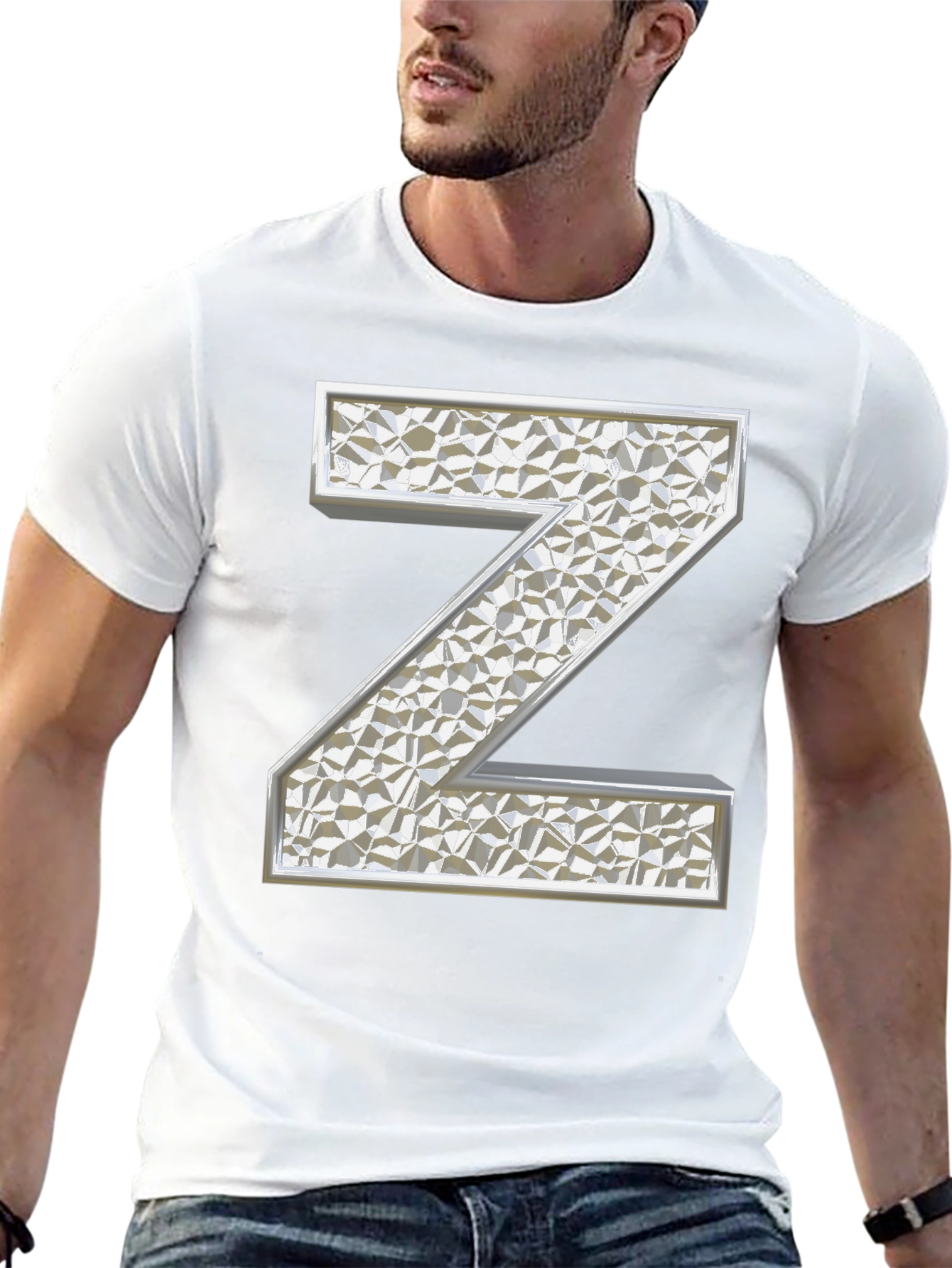 Modern Letter Z Graphic T-Shirt