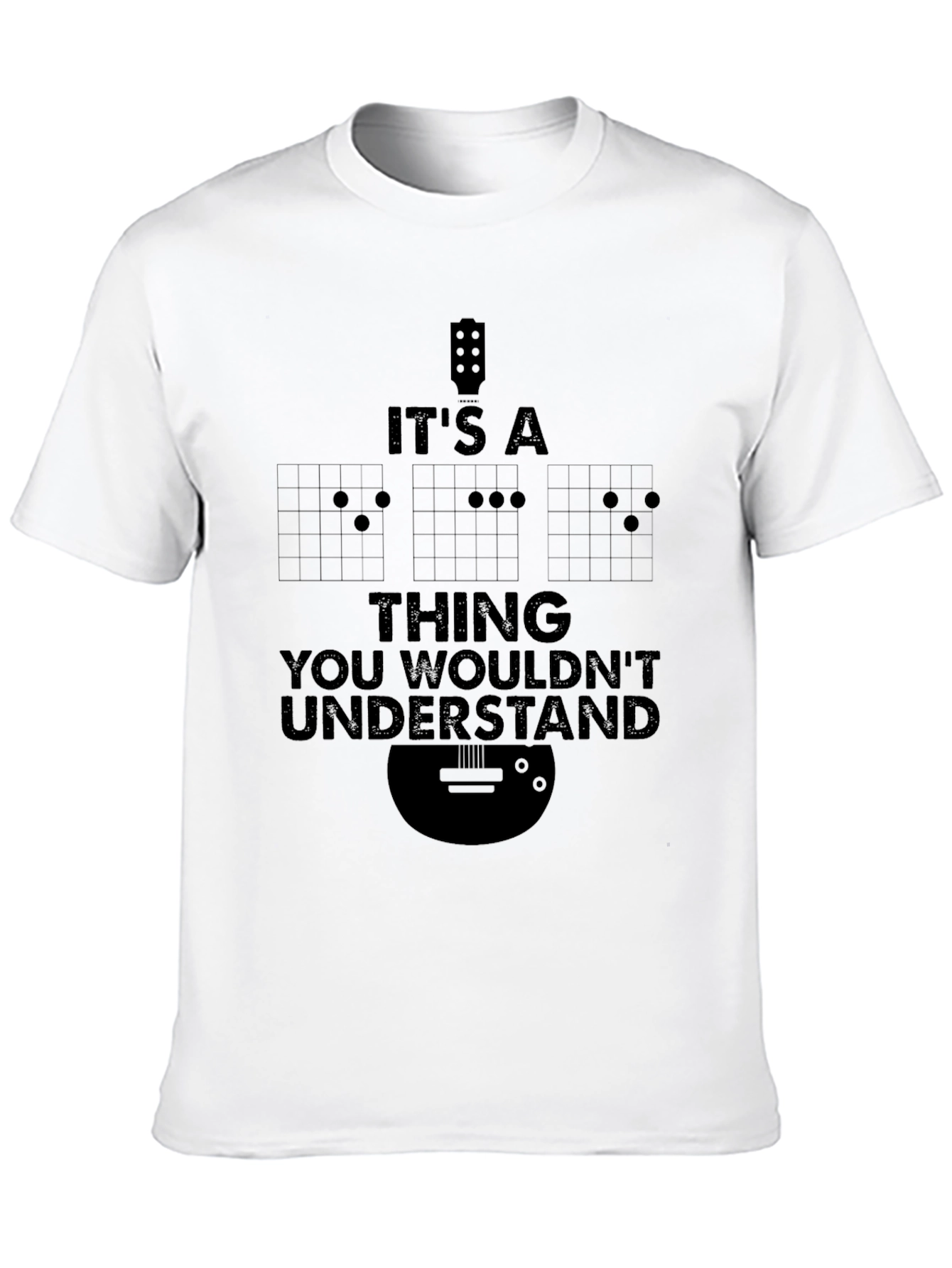 Its A Guitar Thing Mens Black T-Shirt