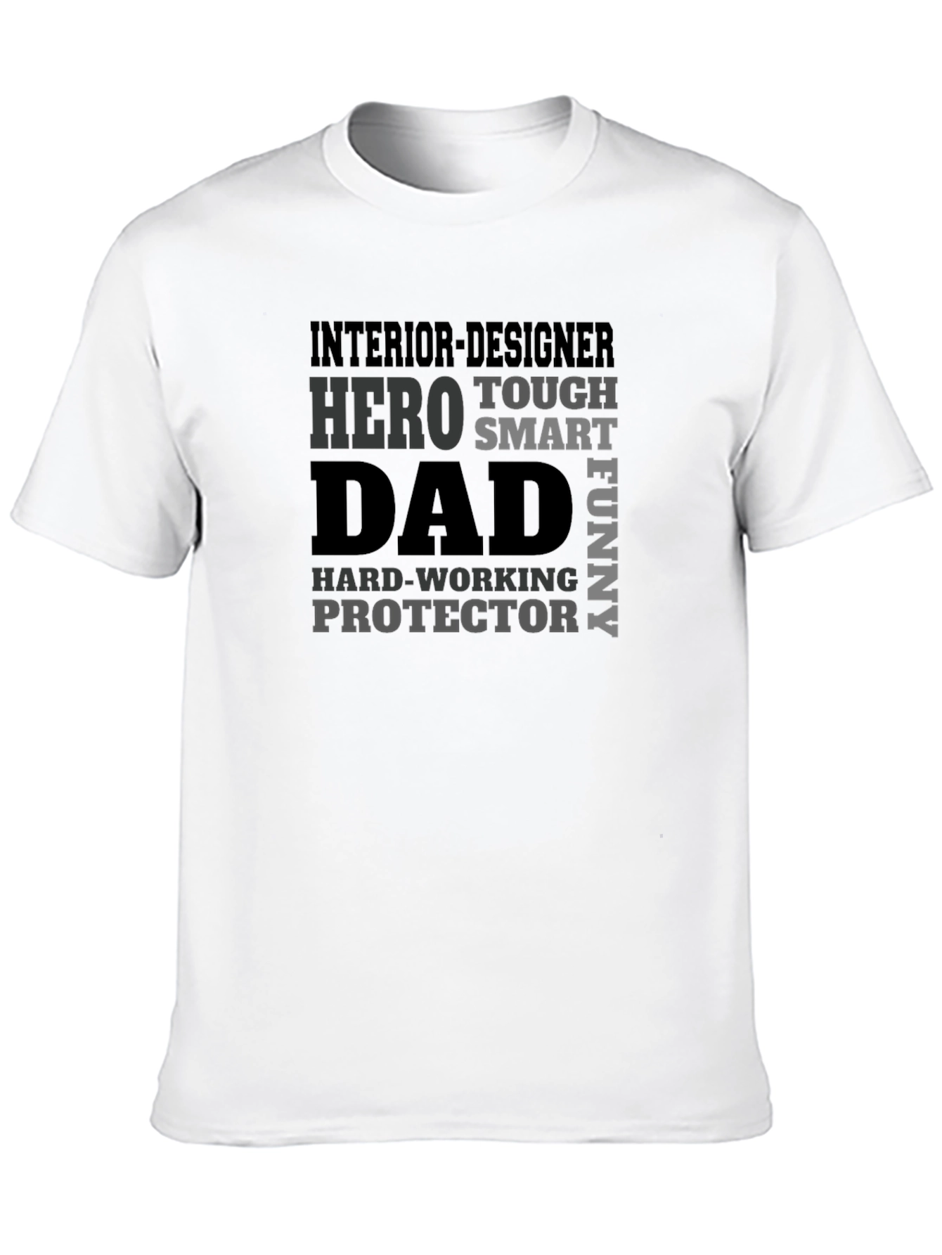 Hero Dad Interior Designer Graphic T-Shirt