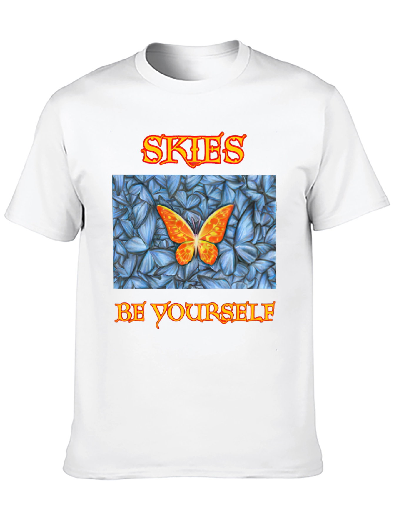 Skies Butterfly T-Shirt - Be Yourself