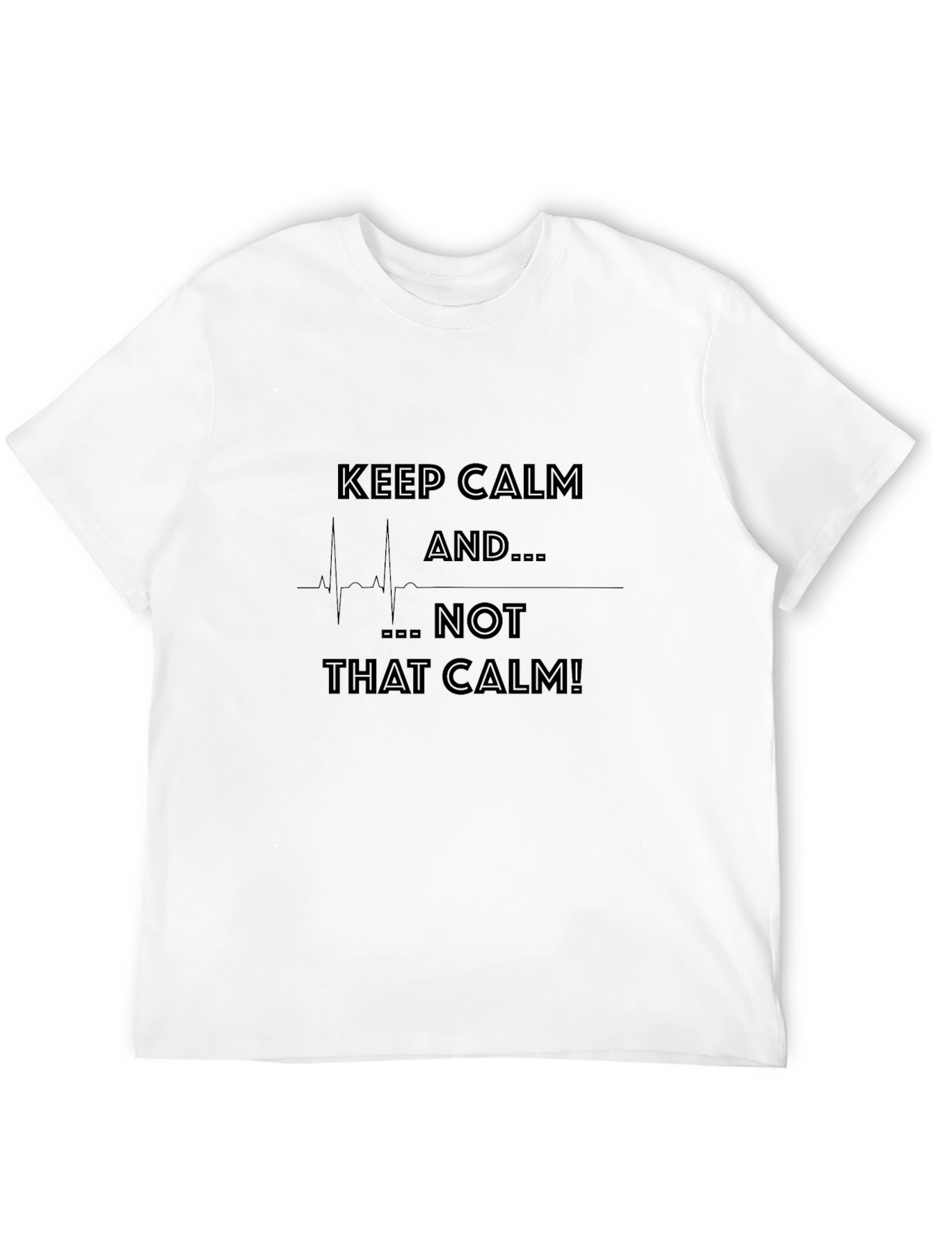 Keep Calm Black Graphic Tee