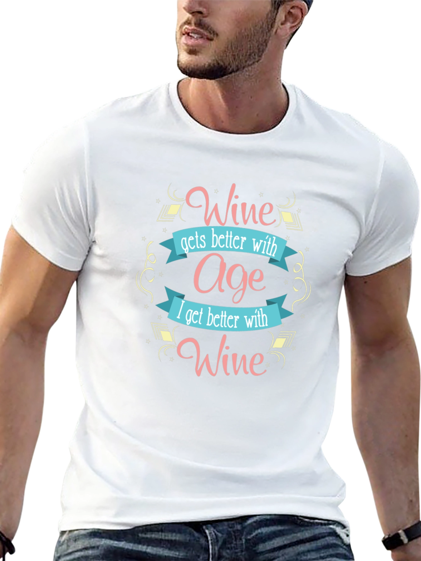Wine Gets Better with Age Graphic Tee