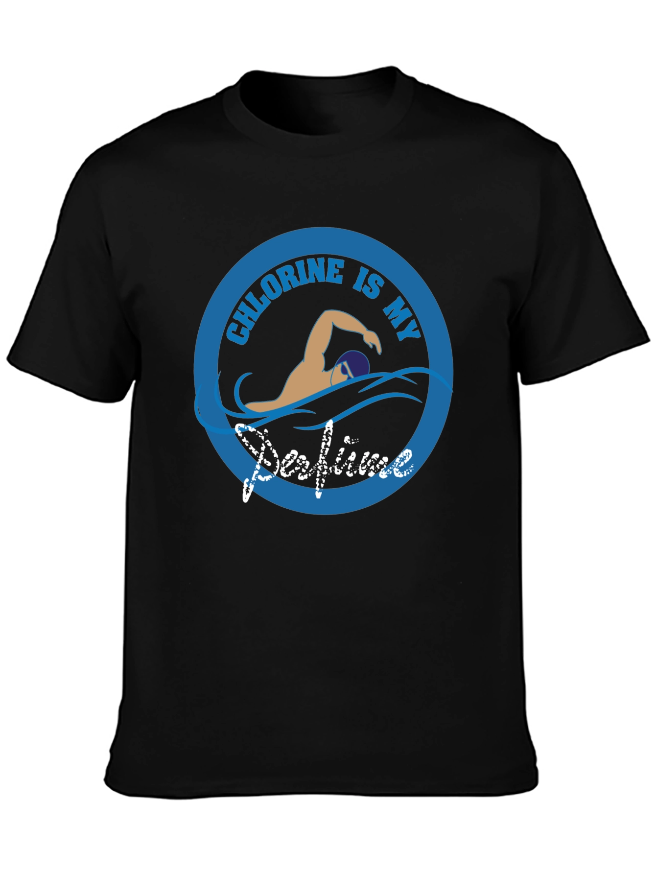 Chlorine Is My Perfume T-Shirt Swimmer Gift
