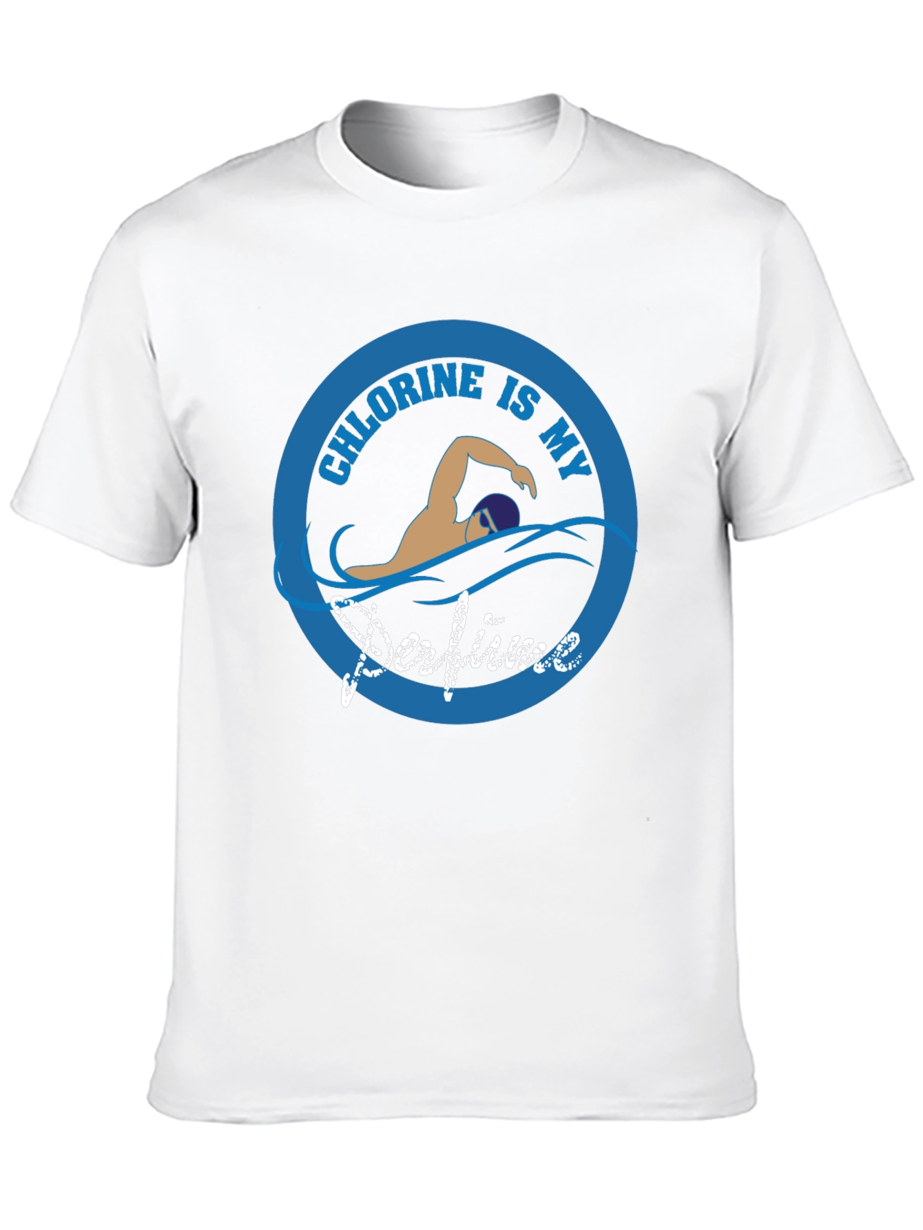 Chlorine Is My Perfume T-Shirt Swimmer Gift