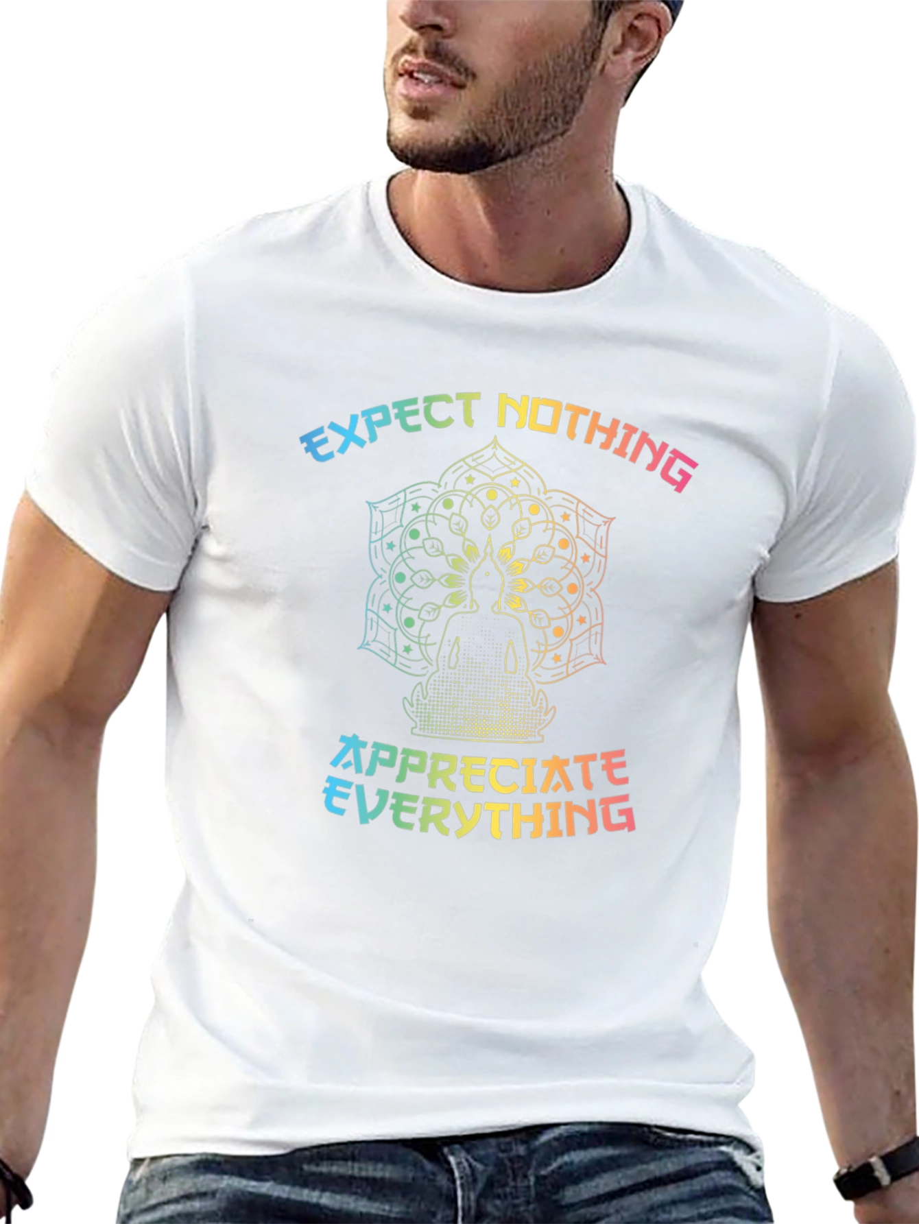 Expect Nothing Appreciate Everything Graphic Tee