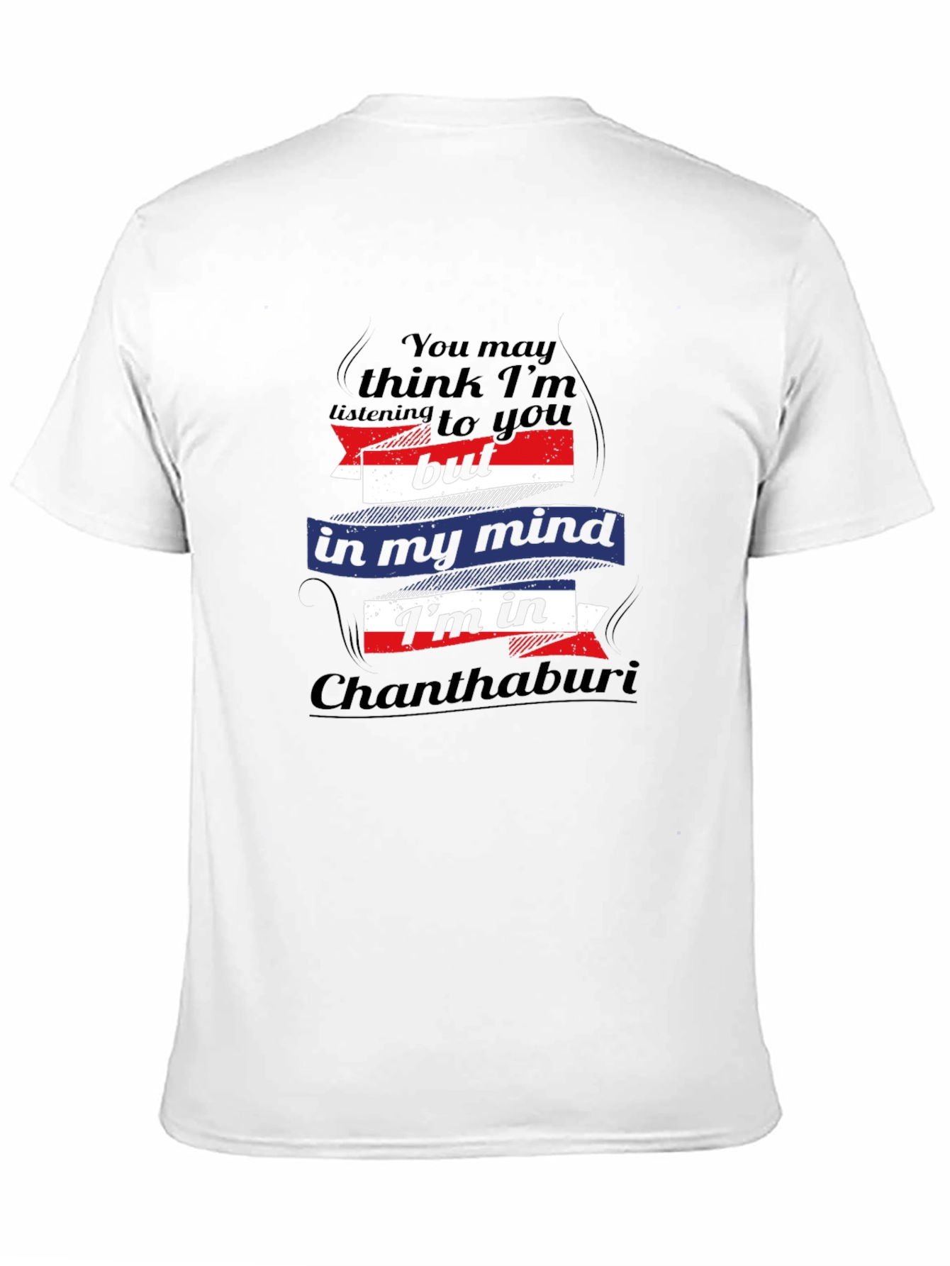 Chanthaburi Mind Mens Black T-Shirt