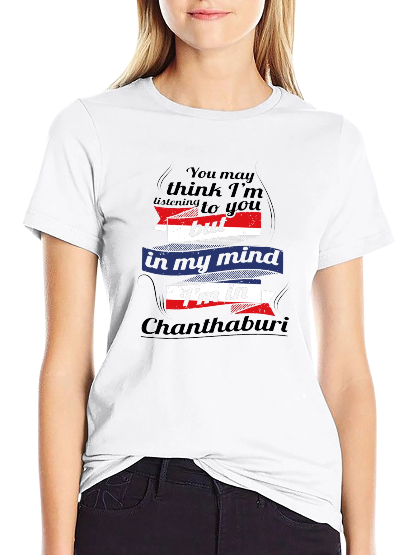 Chanthaburi Mind Mens Black T-Shirt