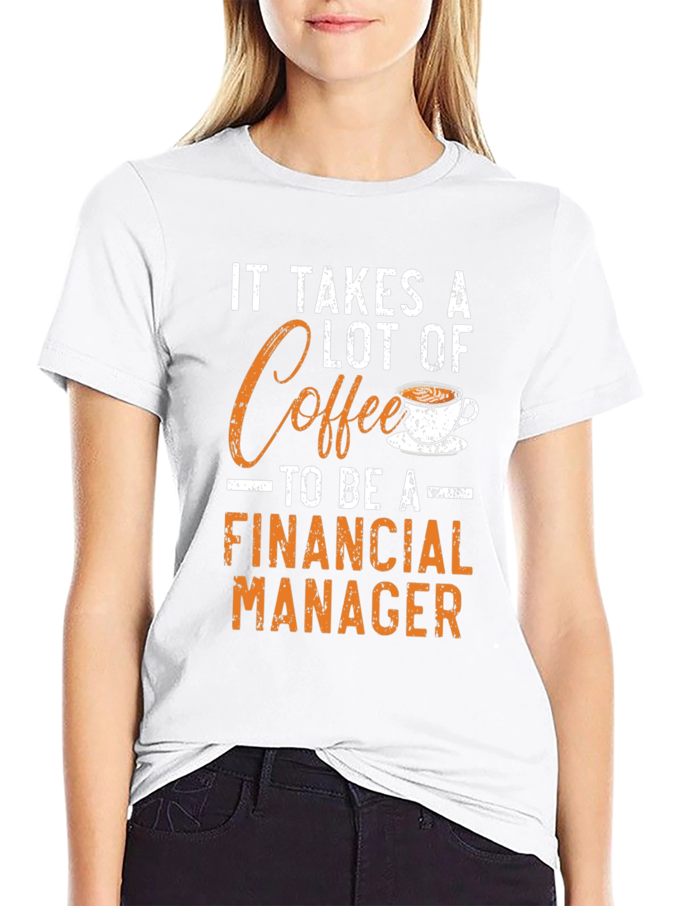 Coffee Financial Manager Graphic Tee - Black