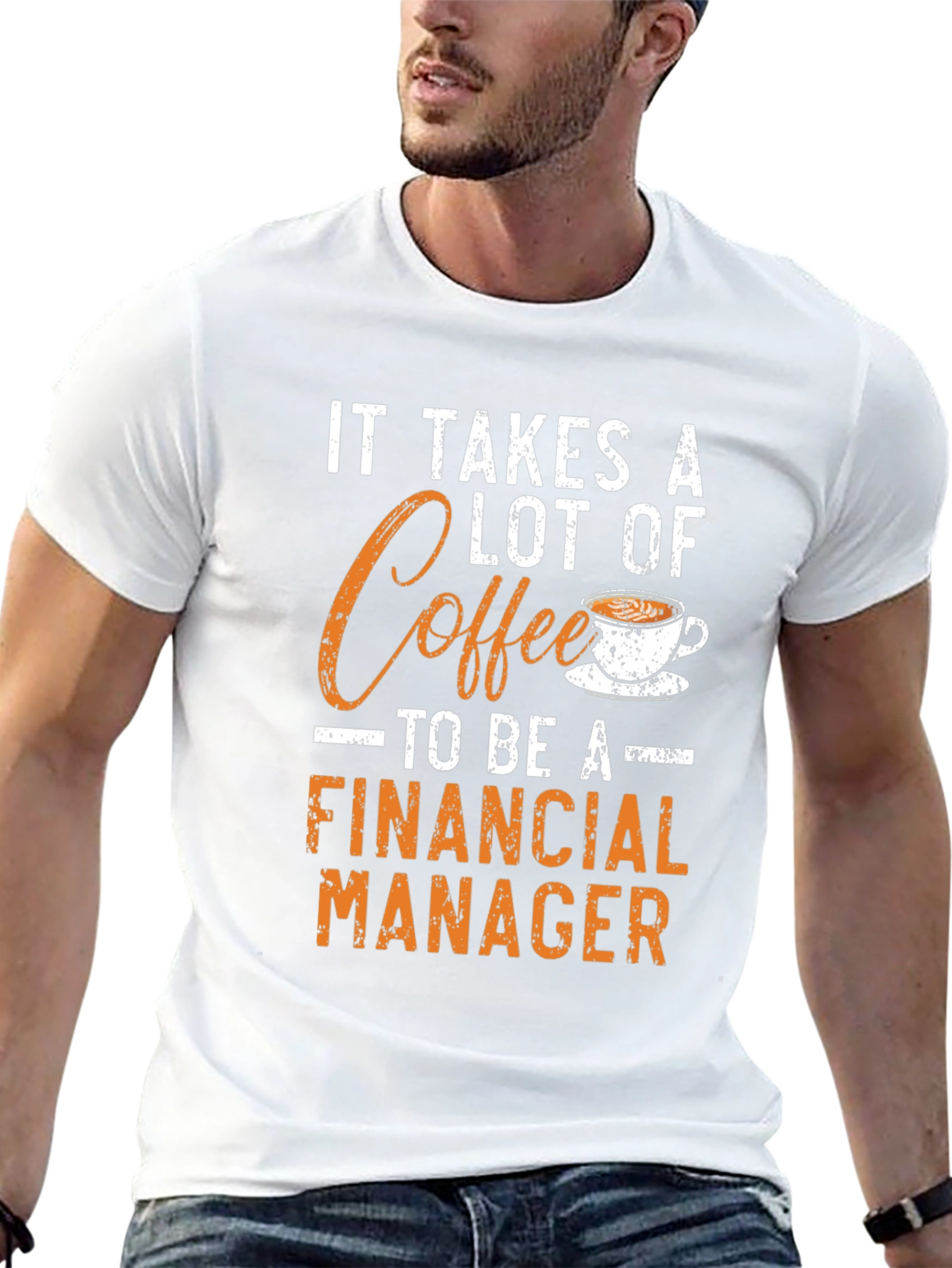 Coffee Financial Manager Graphic Tee - Black