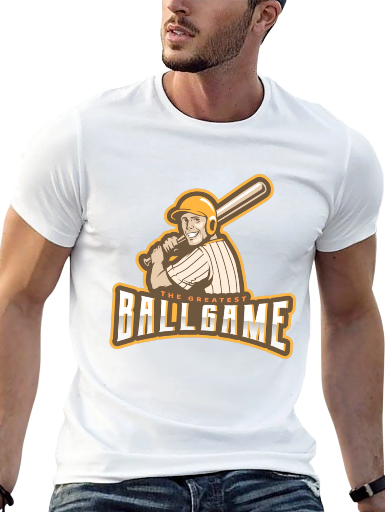 The Greatest Ballgame T-Shirt - Baseball Player Graphic Tee