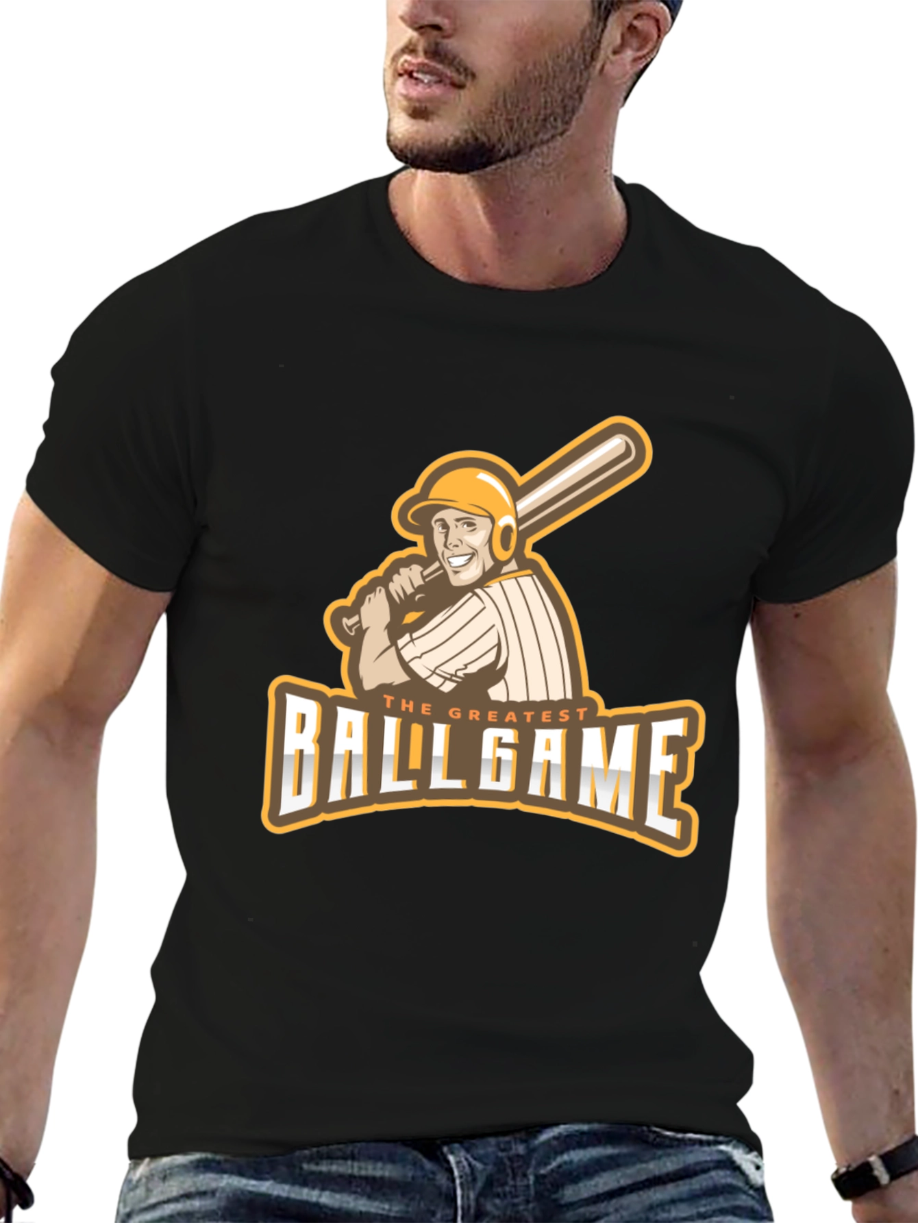 The Greatest Ballgame T-Shirt - Baseball Player Graphic Tee