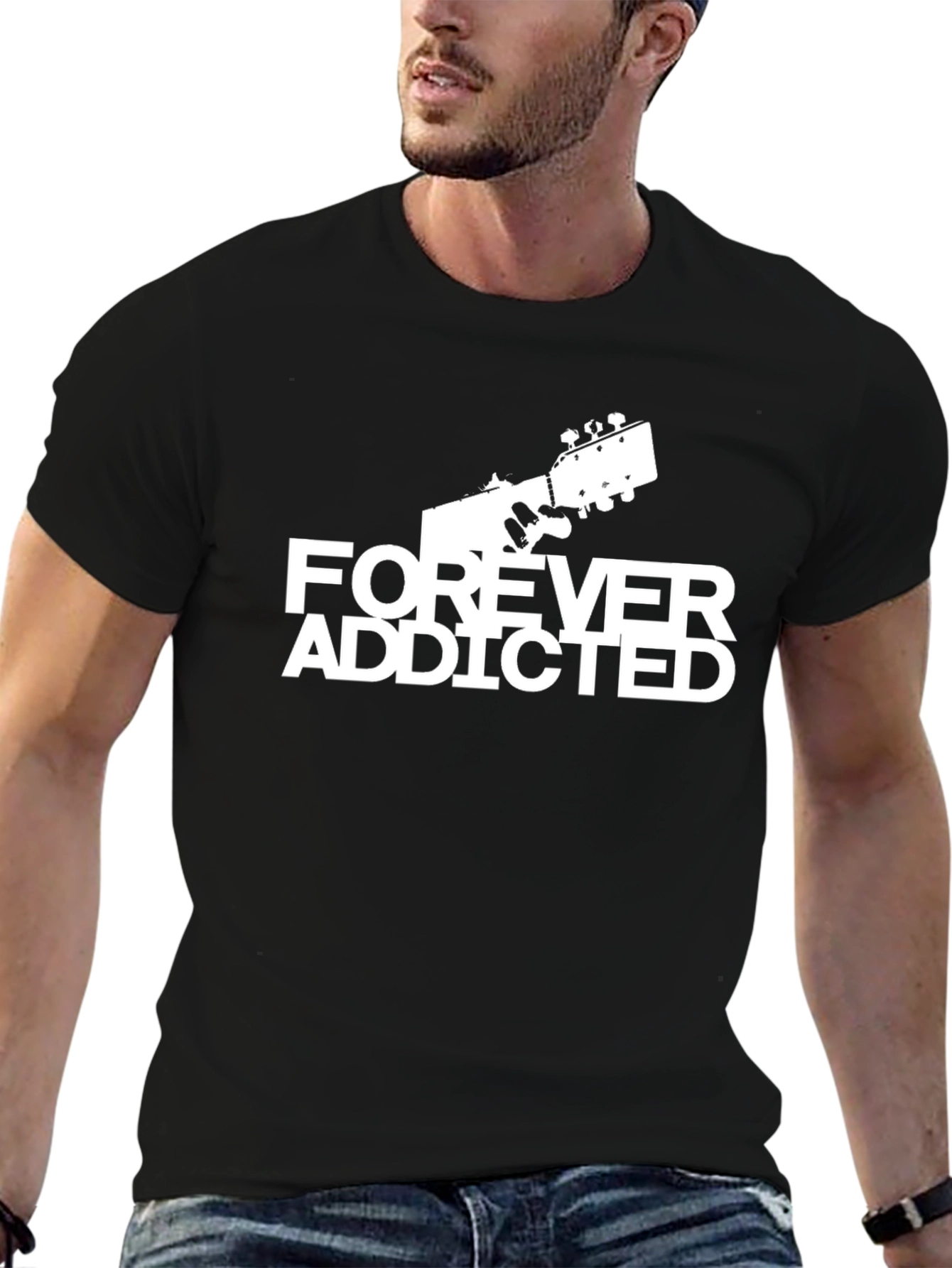 Forever Addicted Guitar T-Shirt