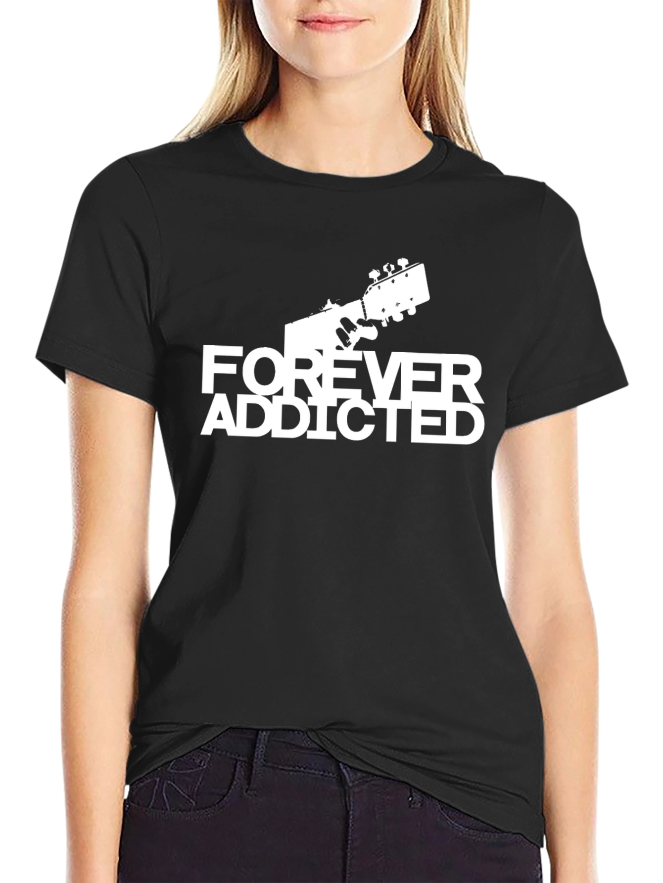 Forever Addicted Guitar T-Shirt