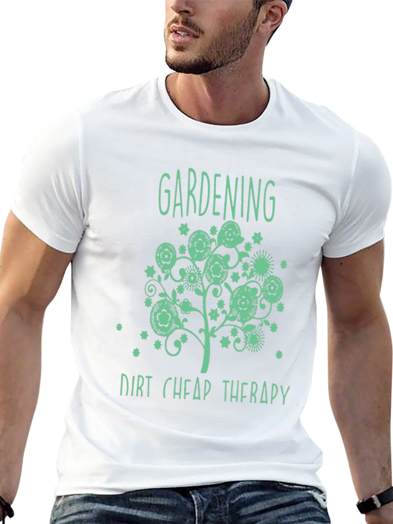 Gardening Dirt Cheap Therapy T-Shirt