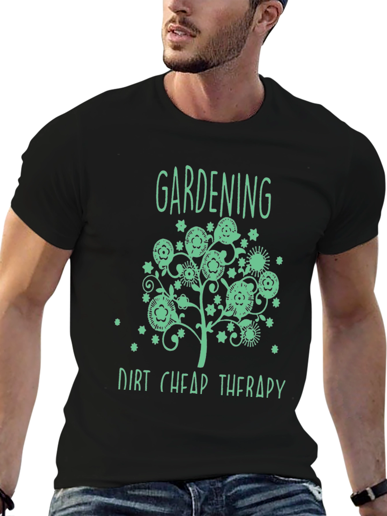 Gardening Dirt Cheap Therapy T-Shirt