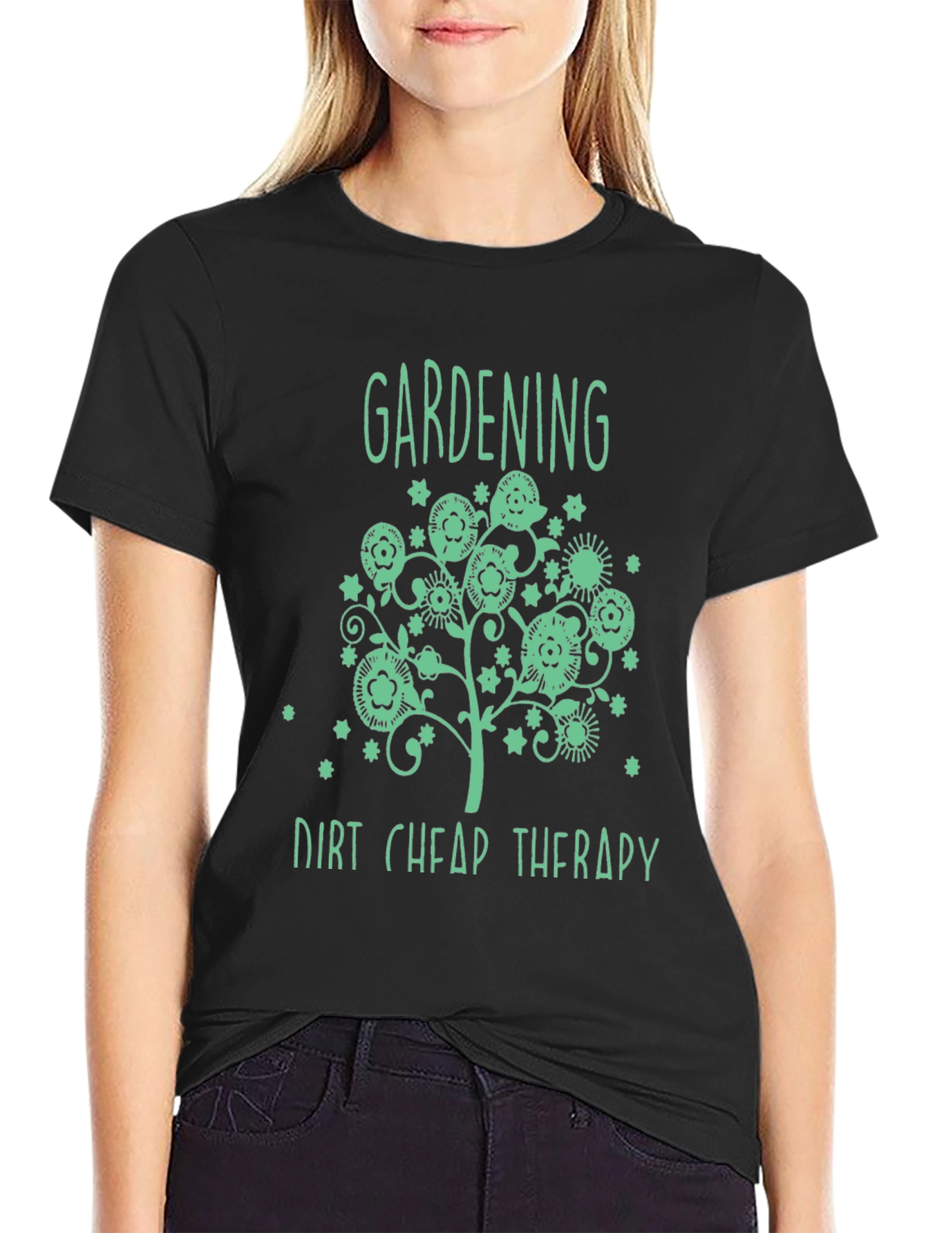 Gardening Dirt Cheap Therapy T-Shirt