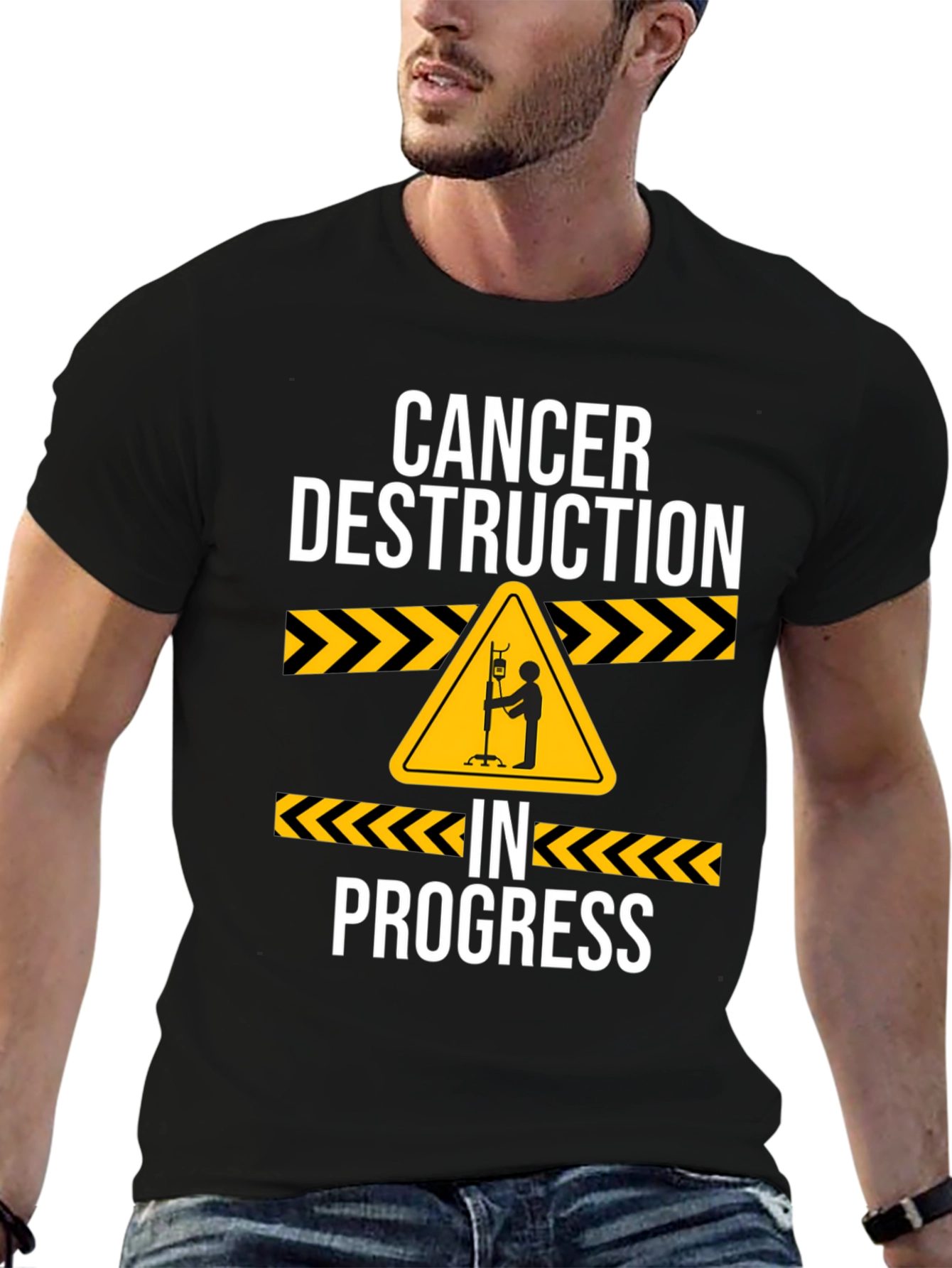Cancer Destruction in Progress Graphic Tee