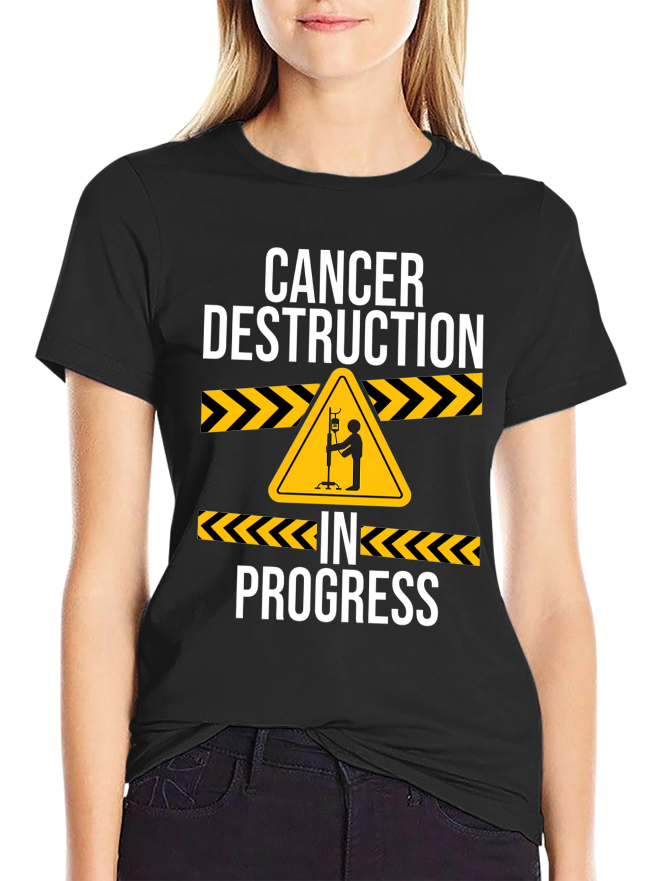 Cancer Destruction in Progress Graphic Tee