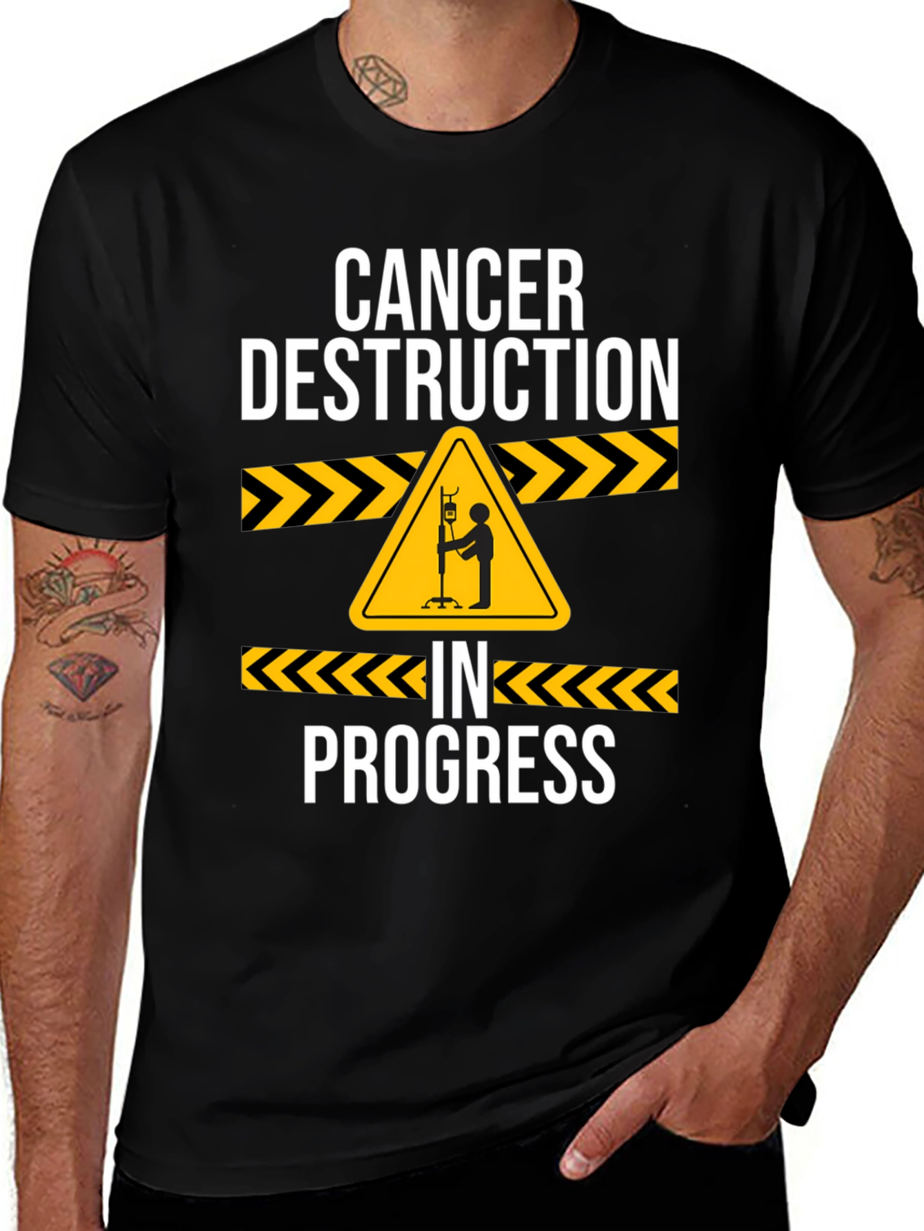 Cancer Destruction in Progress Graphic Tee