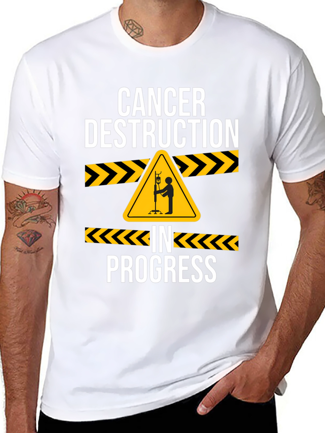 Cancer Destruction in Progress Graphic Tee