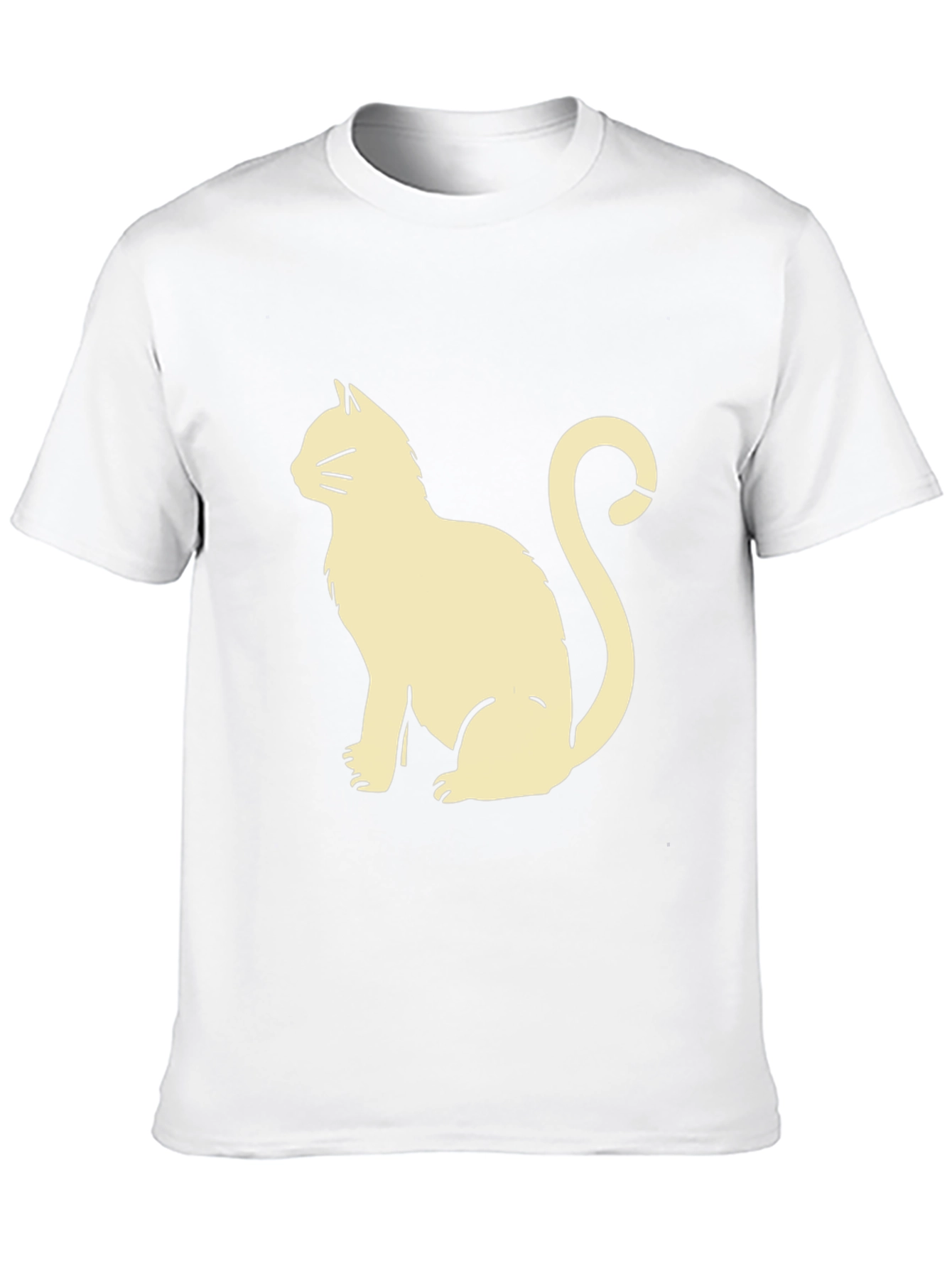 Cool Cat Graphic Tee - Black Cotton T-Shirt