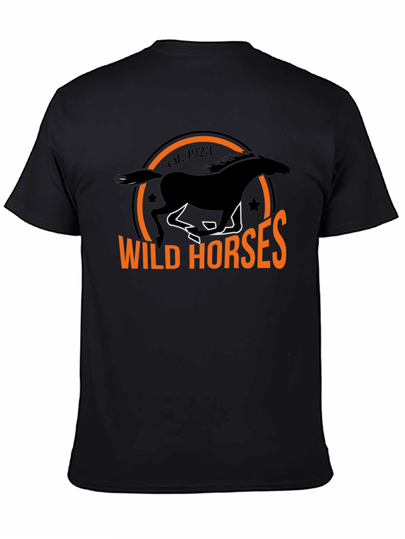 Wild Horses Graphic Tee - Black