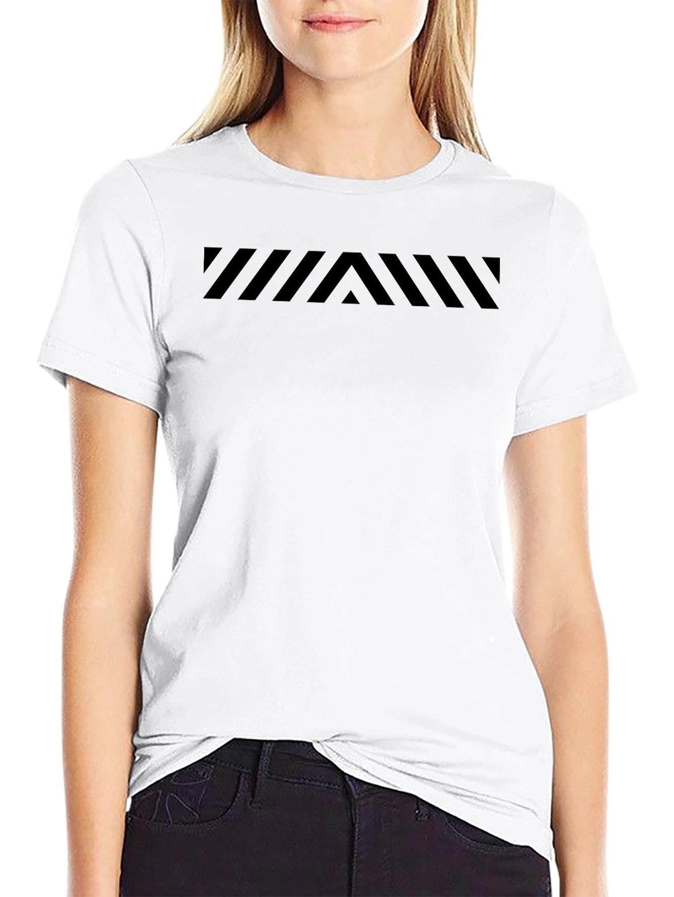 Modern Black Graphic Tee - Casual Style