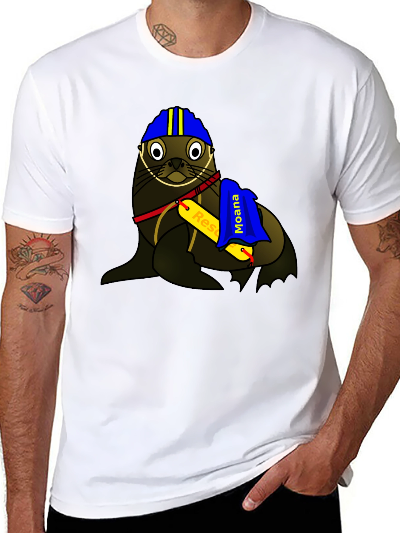 Rescue Seal T-Shirt - Moana Inspired Design