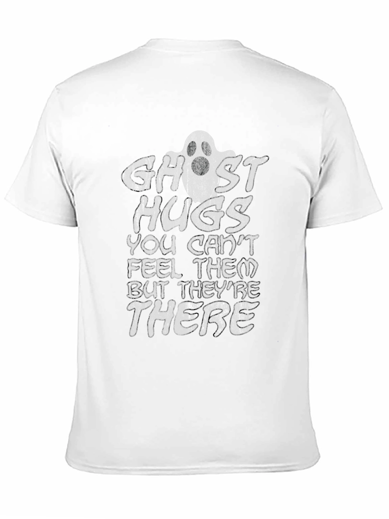 Ghost Hugs Graphic Tee - Halloween Fun!