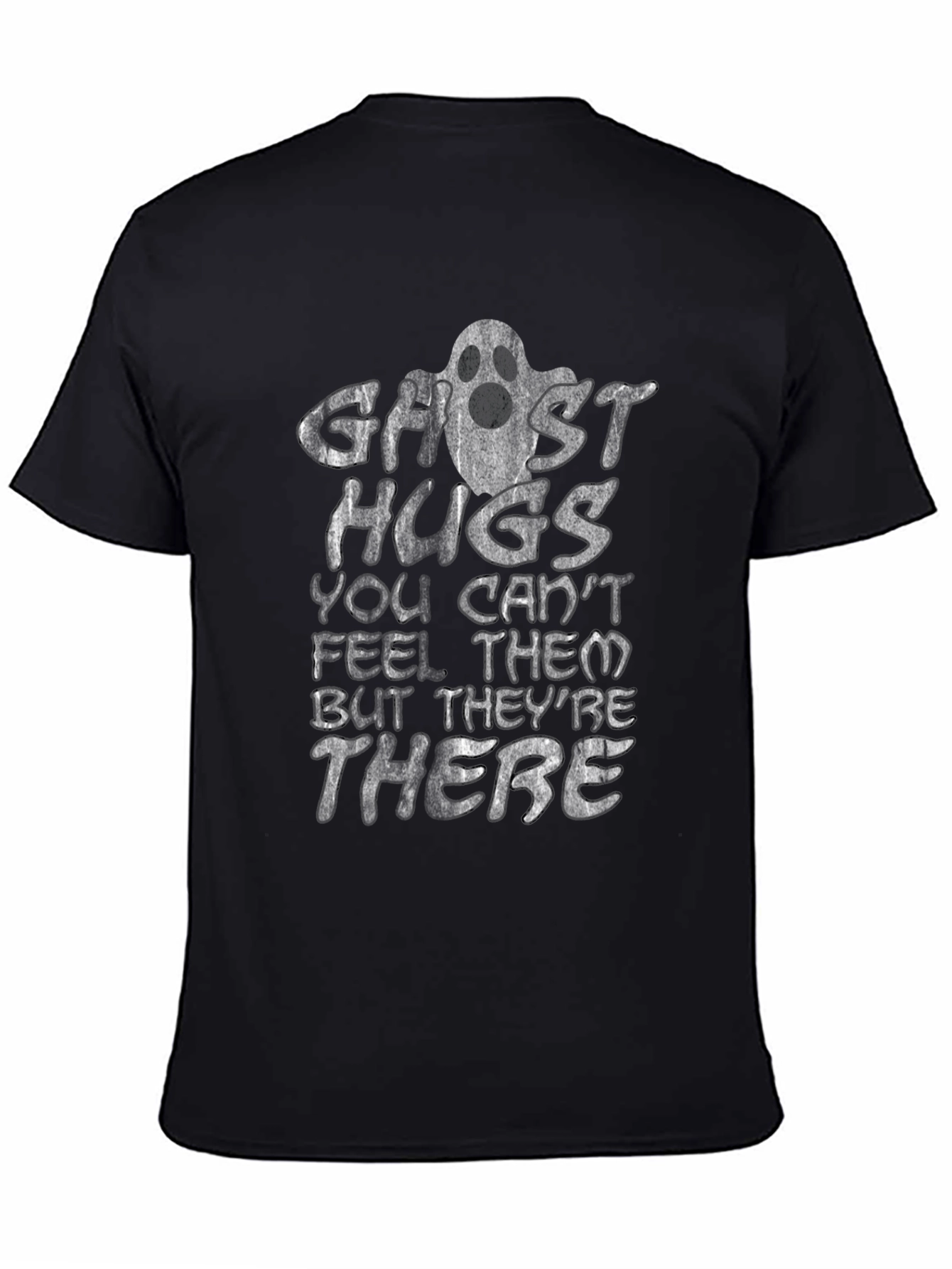 Ghost Hugs Graphic Tee - Halloween Fun!