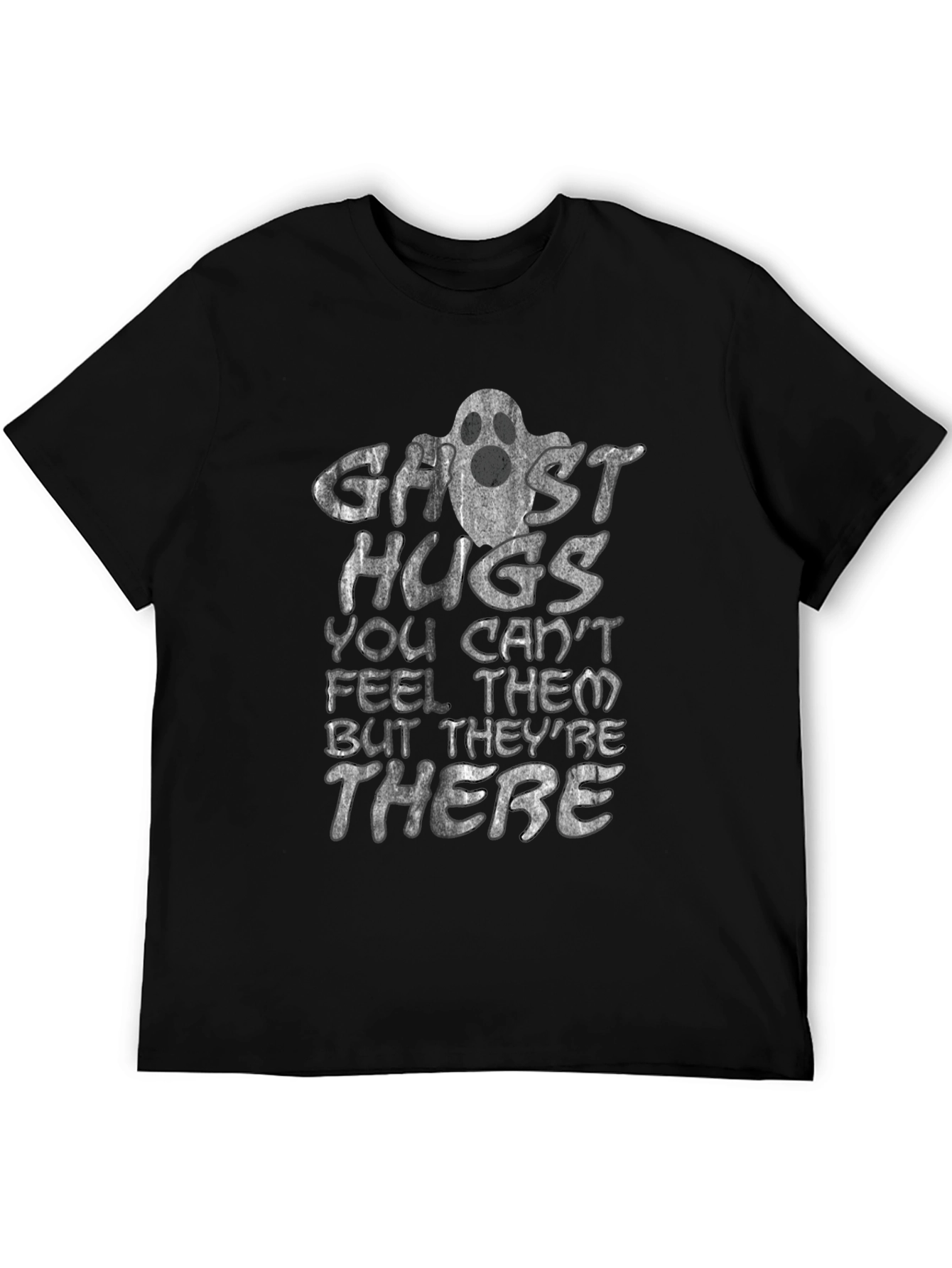Ghost Hugs Graphic Tee - Halloween Fun!