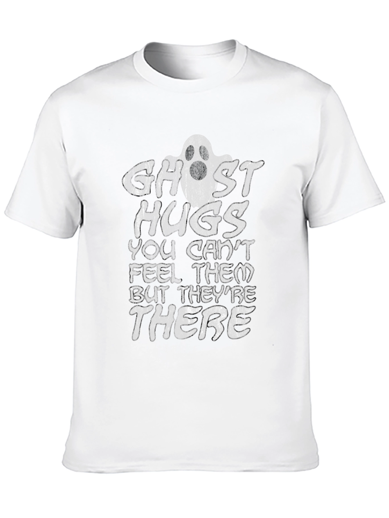 Ghost Hugs Graphic Tee - Halloween Fun!