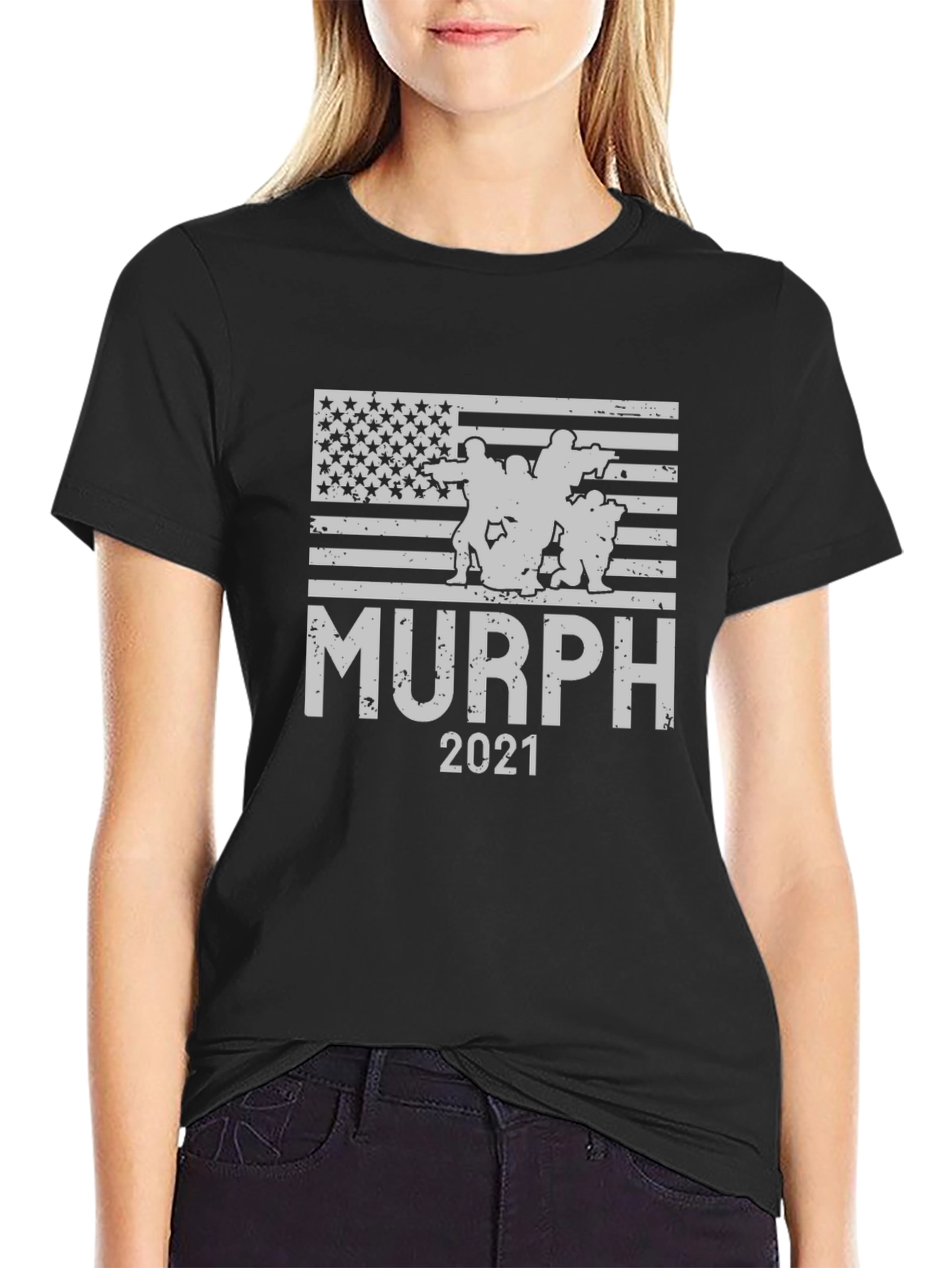 Murph 2021 Graphic Tee - Patriotic Tribute Shirt