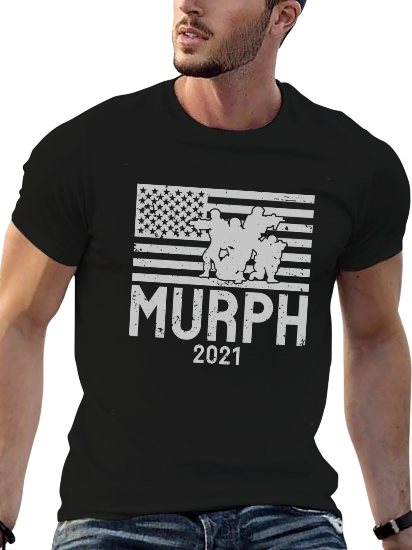 Murph 2021 Graphic Tee - Patriotic Tribute Shirt