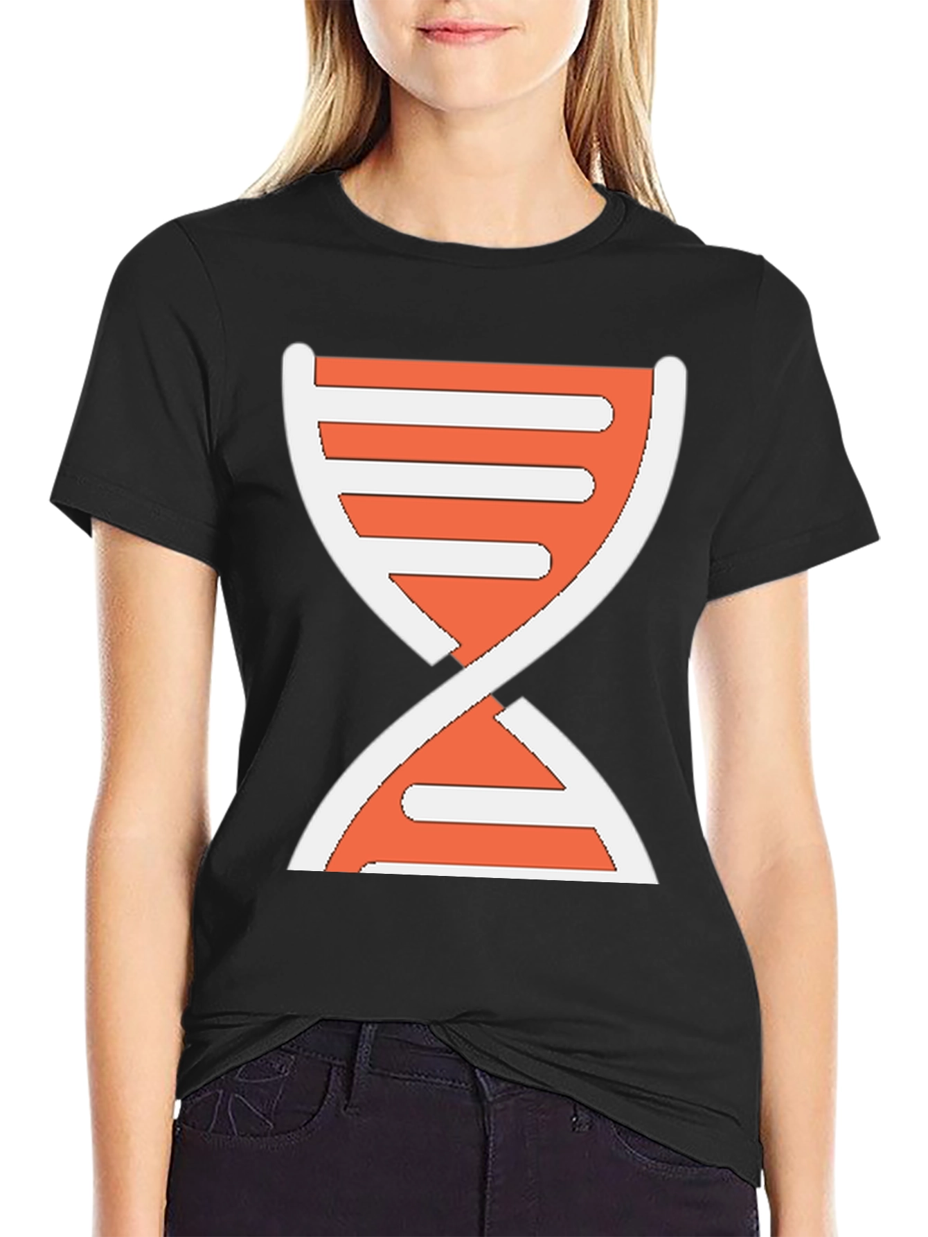DNA Graphic Print T-Shirt - Casual Wear