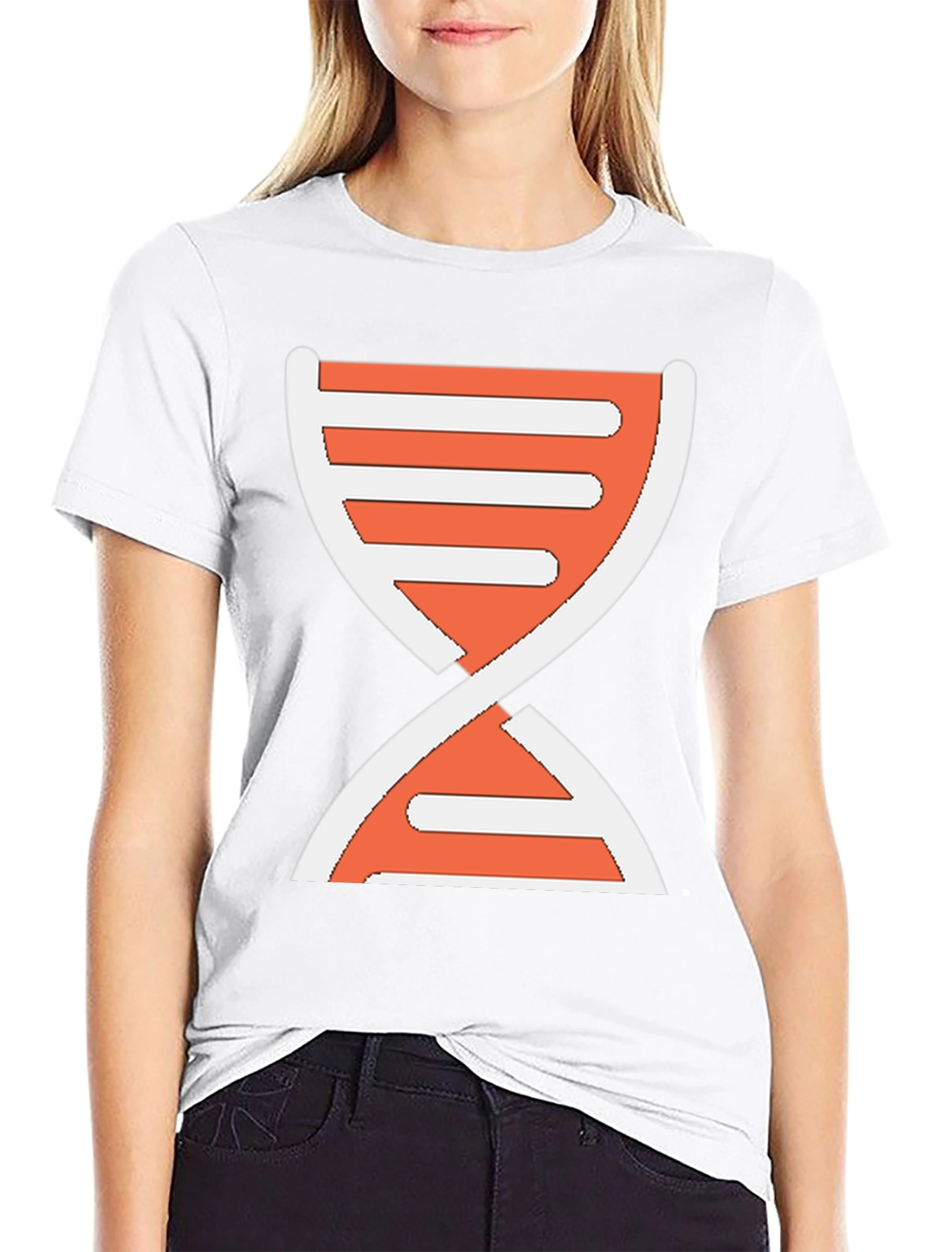 DNA Graphic Print T-Shirt - Casual Wear