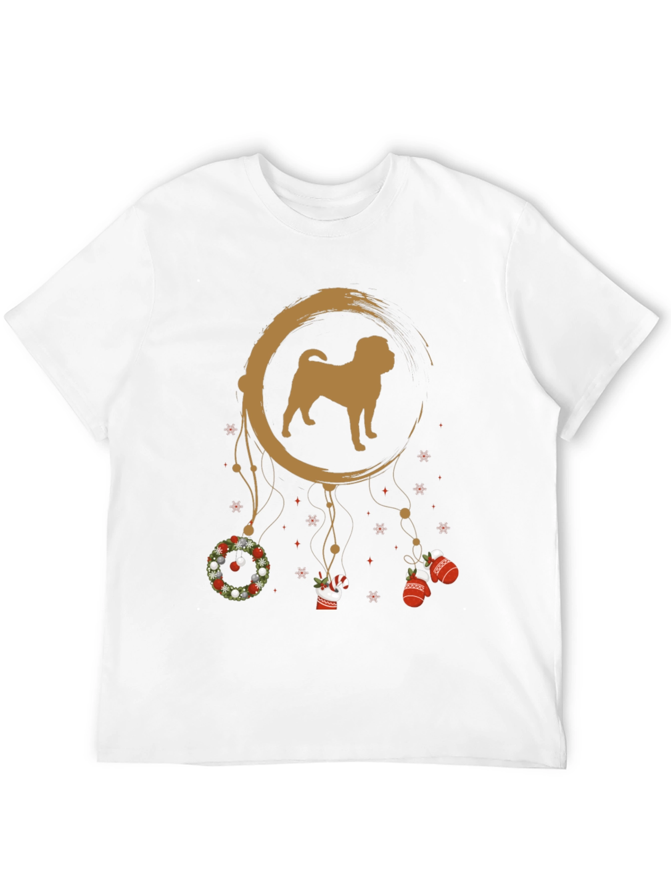 Christmas Dog Dreamcatcher T-Shirt