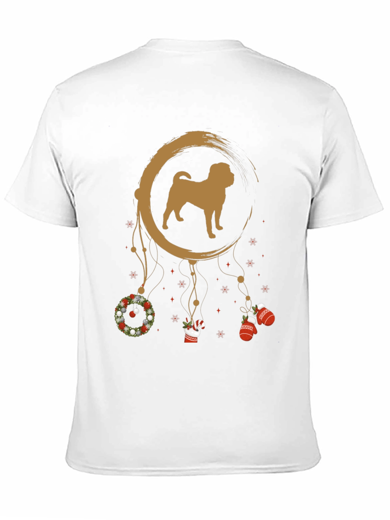 Christmas Dog Dreamcatcher T-Shirt
