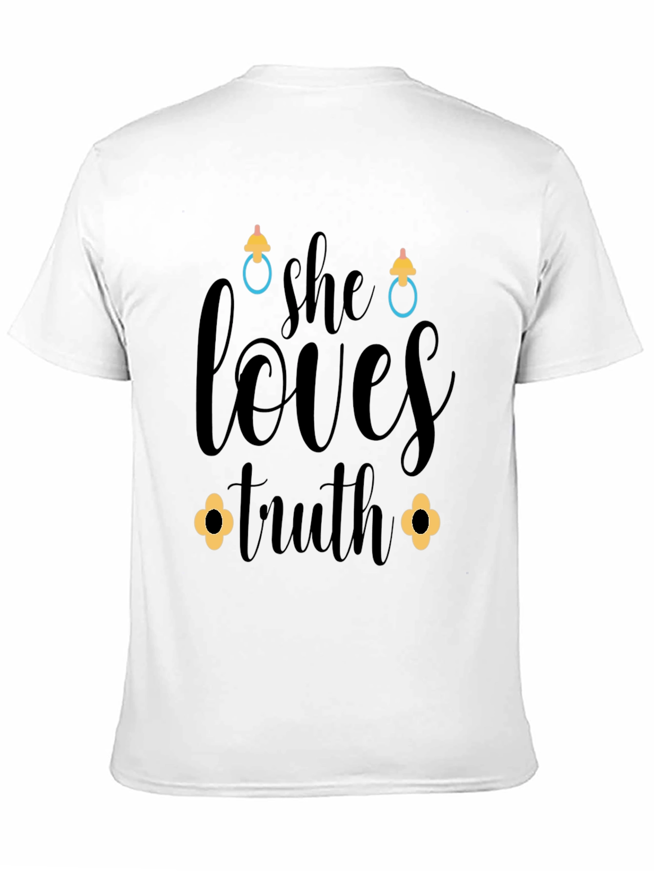She Loves Truth Black Graphic Tee