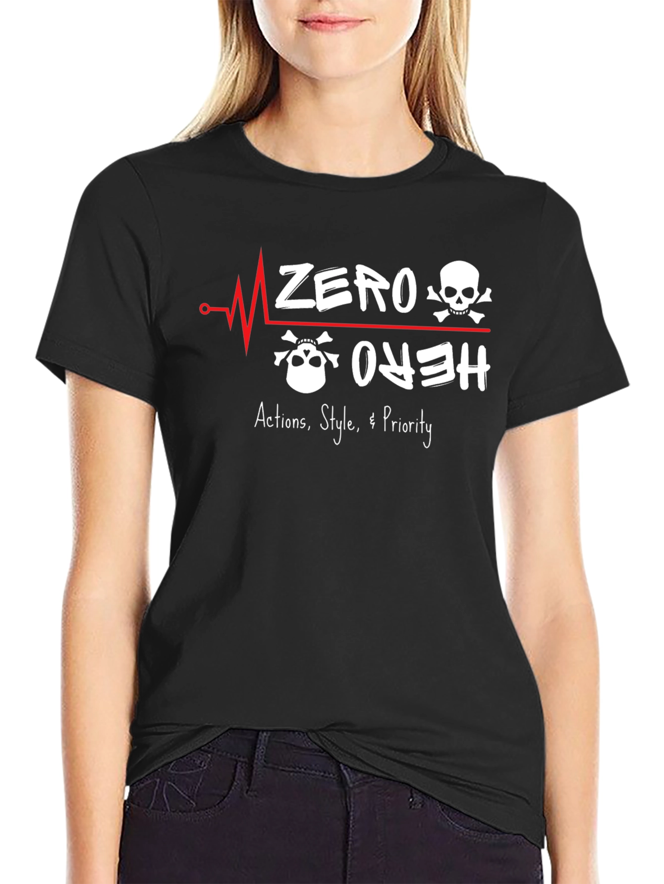 Zero Ouch Hero T-Shirt - Funny Graphic Tee