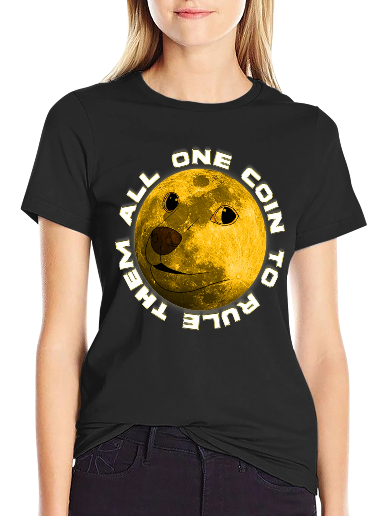Doge Moon All Coin T-Shirt