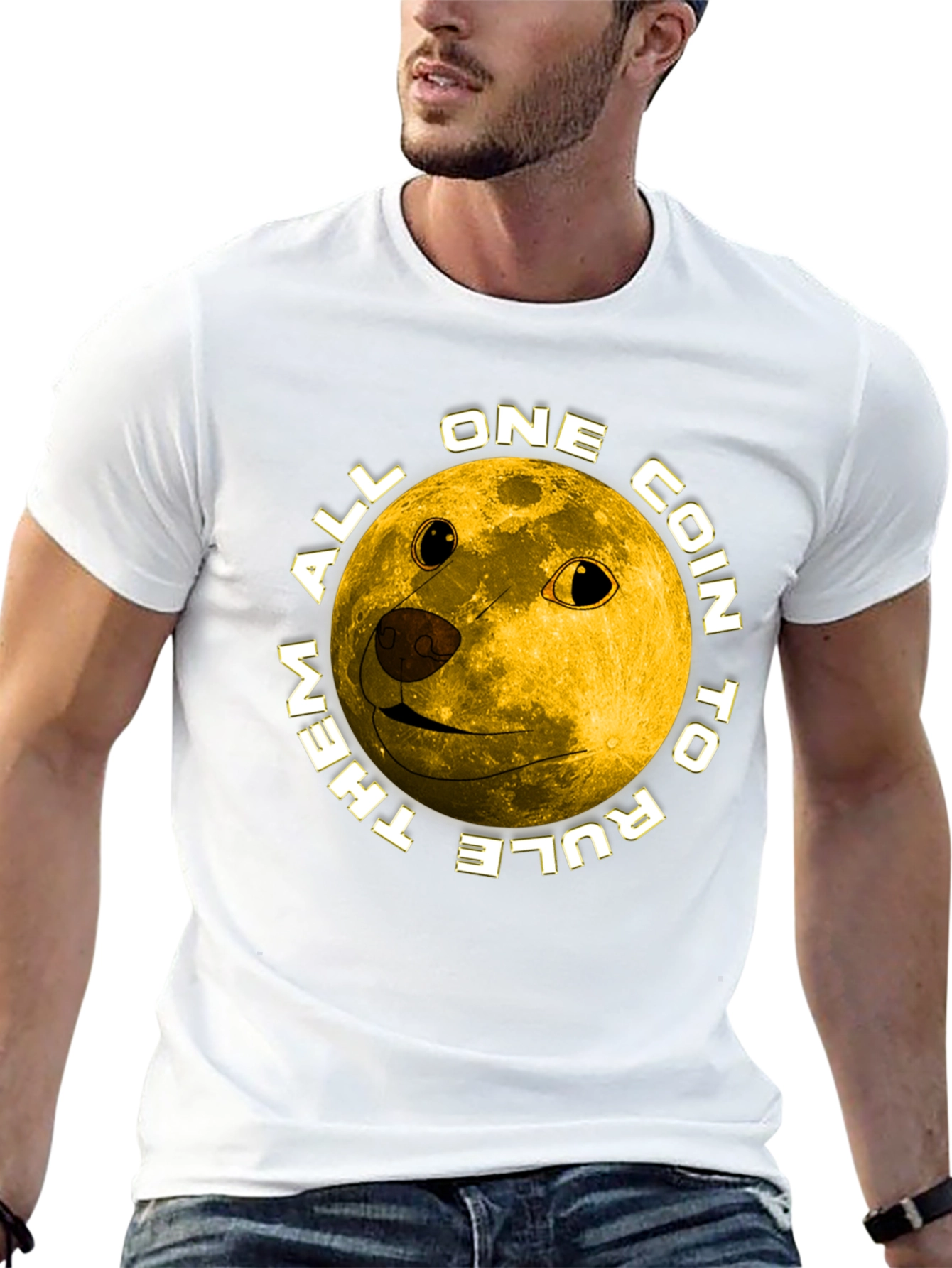 Doge Moon All Coin T-Shirt
