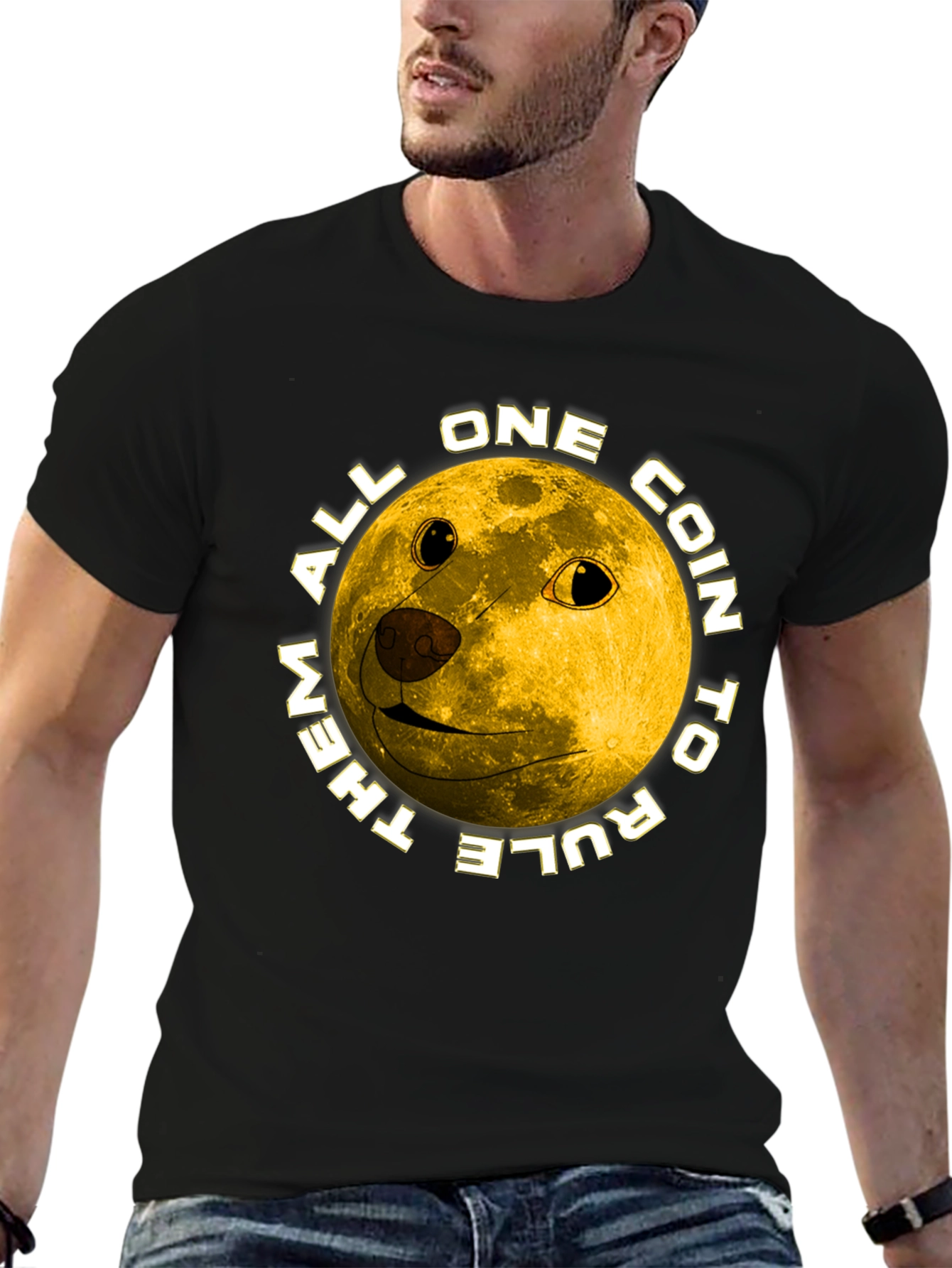Doge Moon All Coin T-Shirt