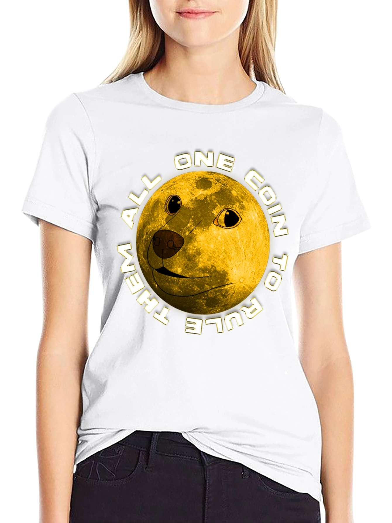 Doge Moon All Coin T-Shirt