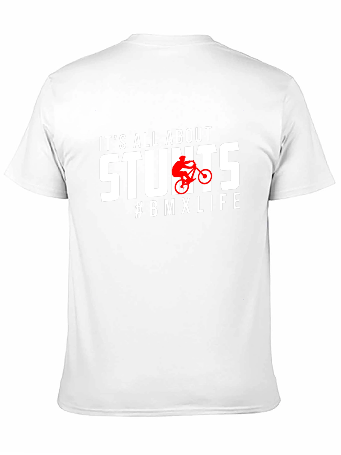 Stunts BMX Life Graphic Tee - Black Cotton