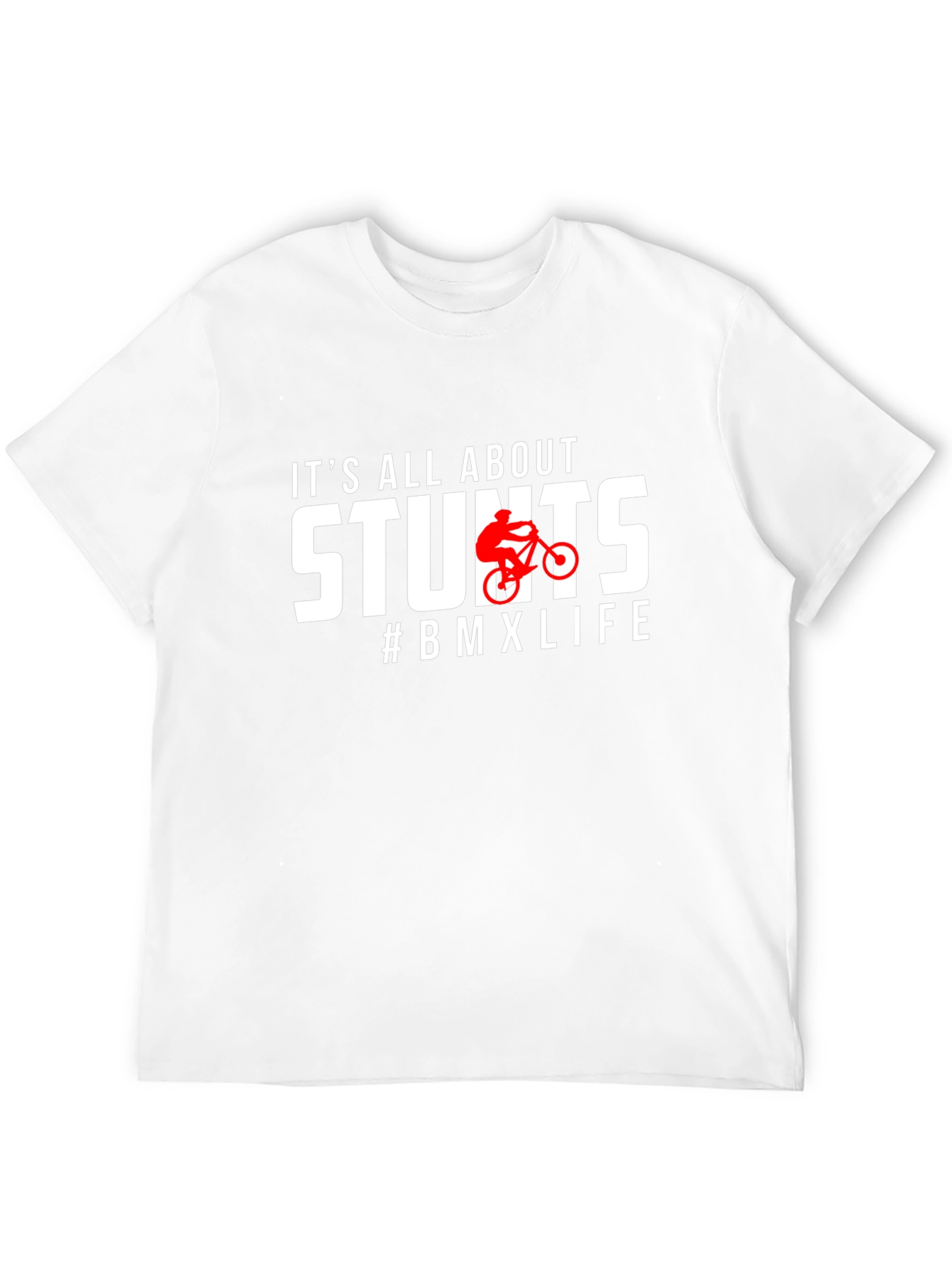 Stunts BMX Life Graphic Tee - Black Cotton