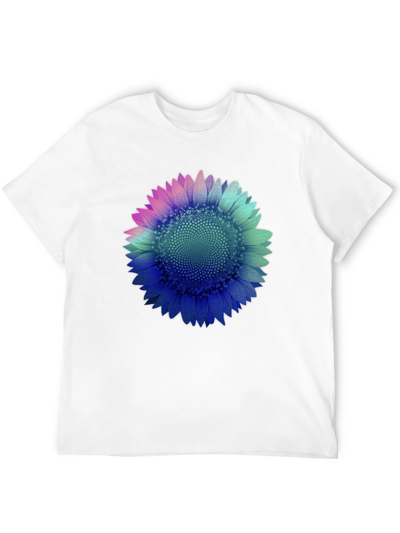 Sunflower Graphic Print Black Tee